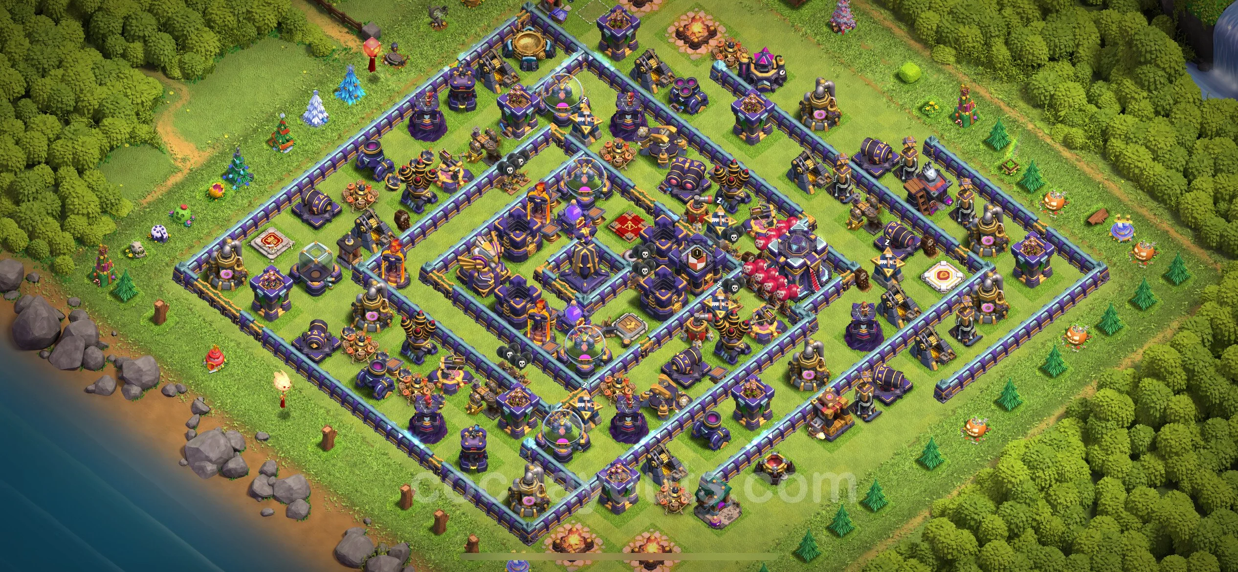 Farming Base TH15 with Link, Anti Everything, Hybrid - plan / layout / design - Clash of Clans - (#12) — Farm TH15