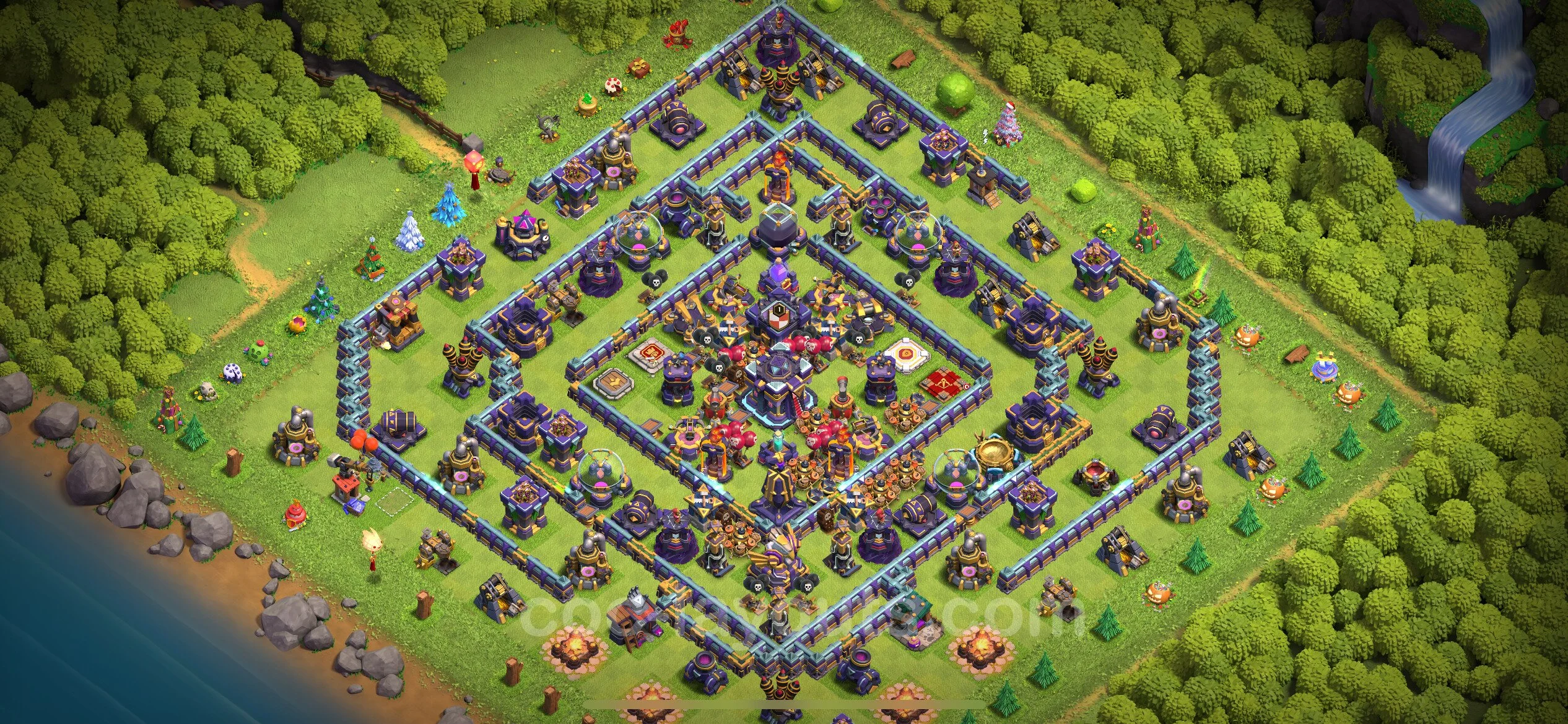 Farming Base TH15 with Link, Anti 2 Stars - plan / layout / design - Clash of Clans - (#19) — Farma TH15