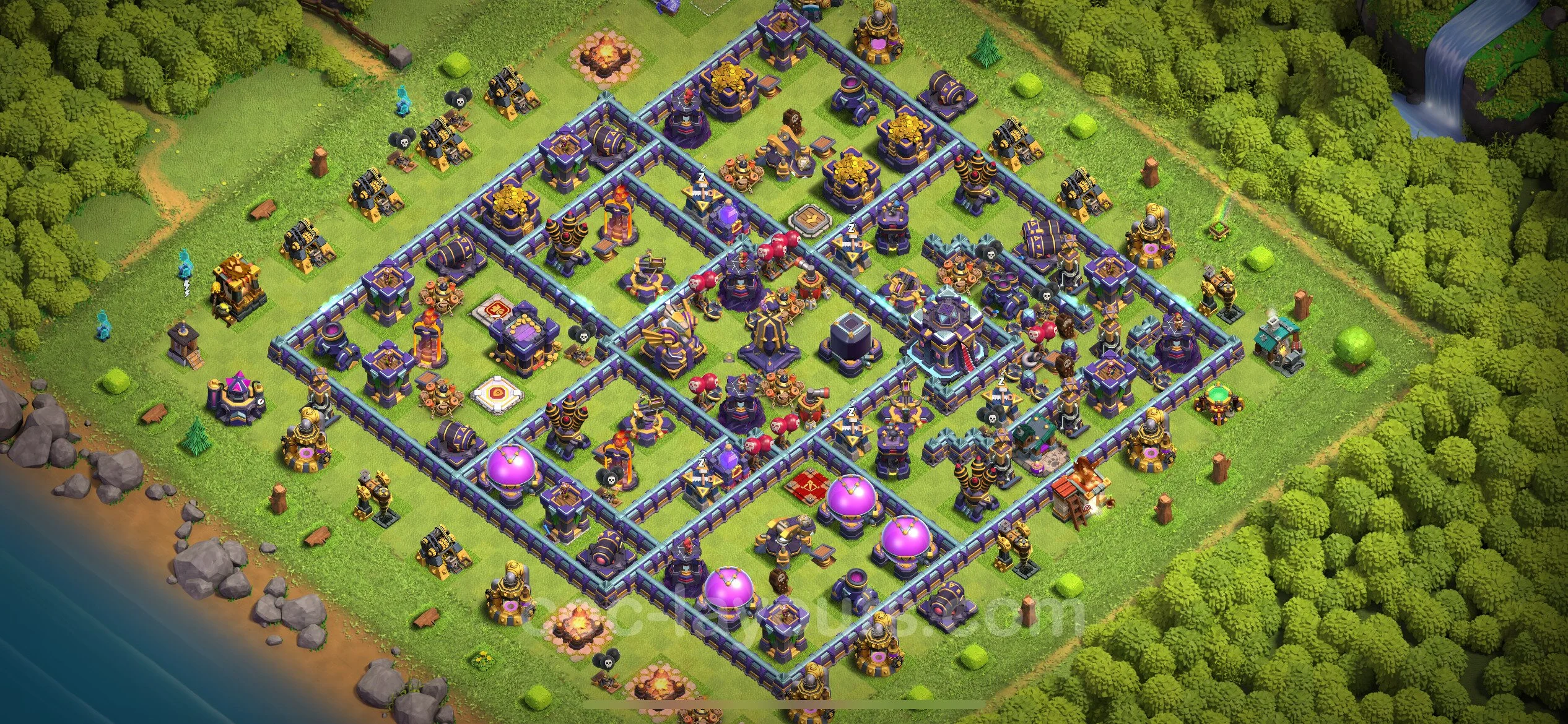 Farming Base TH15 with Link, Legend League - plan / layout / design - Clash of Clans - (#24) — Farming TH15