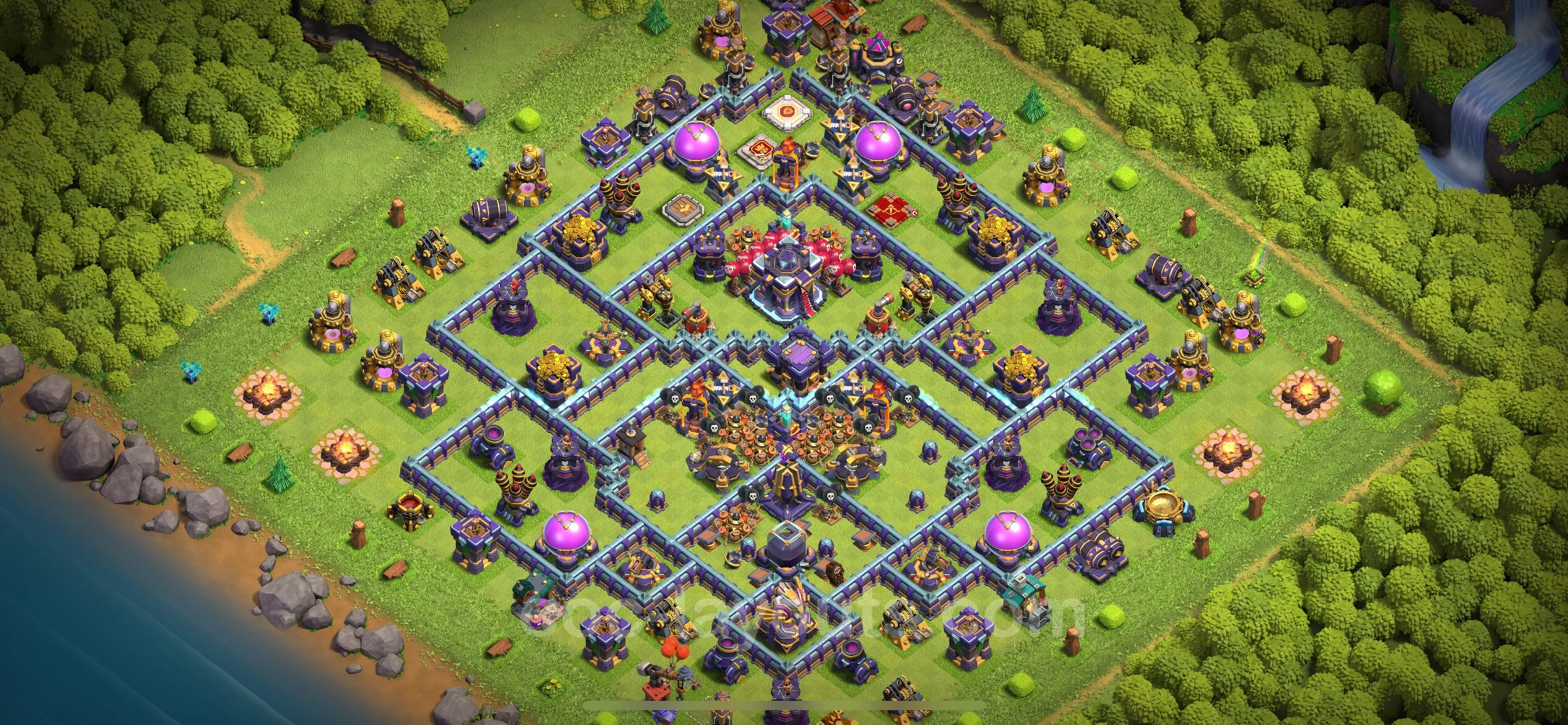 Farming Base TH15 Max Levels with Link, Anti Everything - plan / layout / design - Clash of Clans - (#28) — Farming TH15
