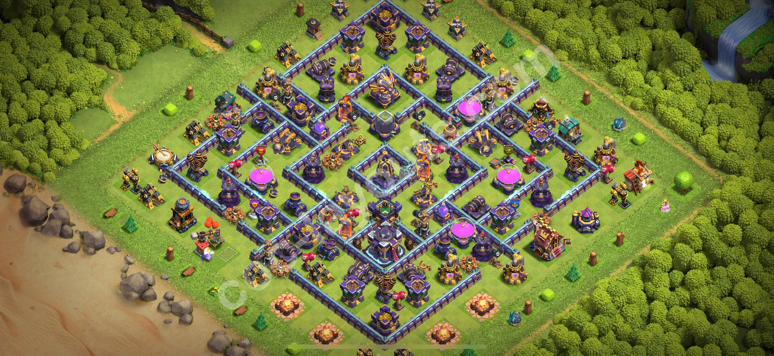 Farming Base TH15 with Link, Anti 2 Stars - plan / layout / design - Clash of Clans 2026 - (#30) — Farm TH15