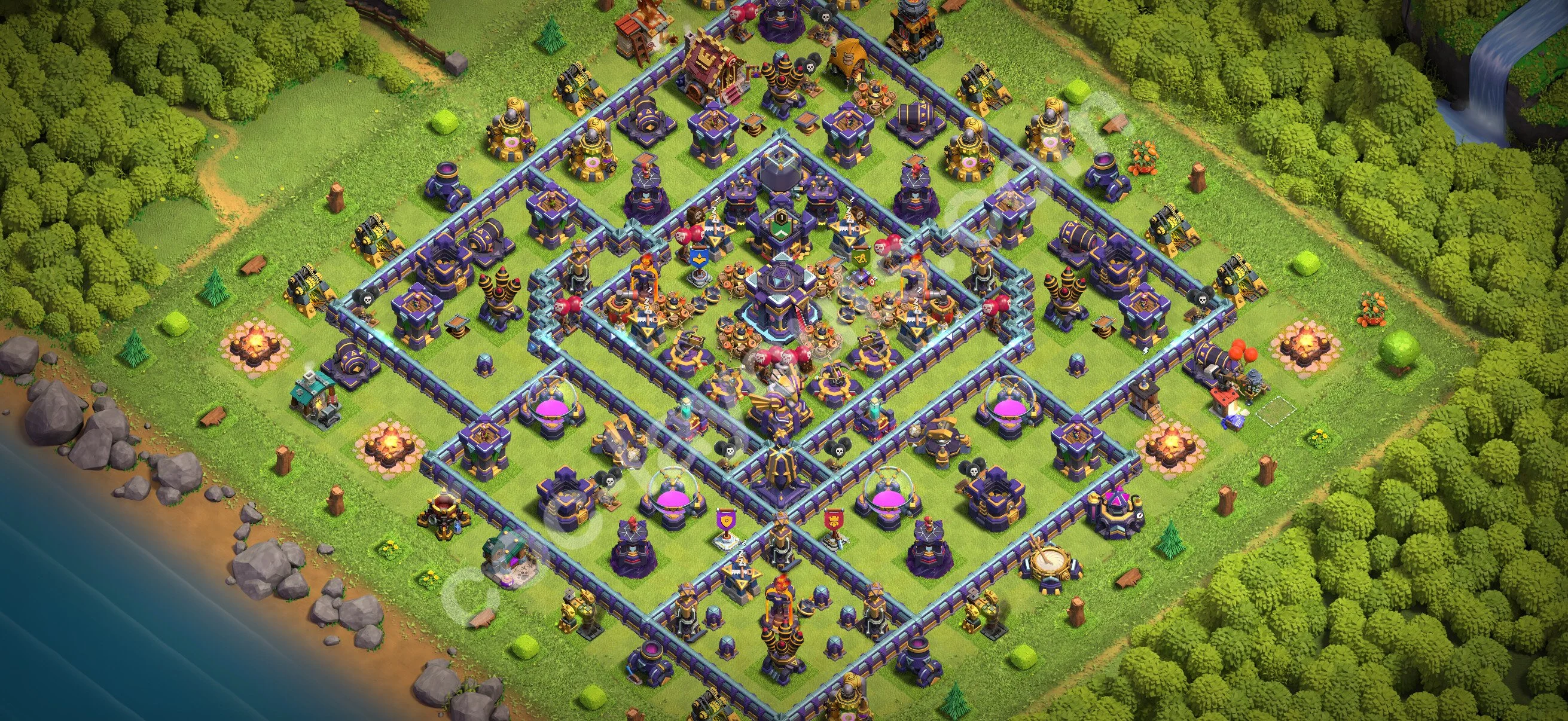 Farming Base TH15 Max Levels with Link, Anti 3 Stars - plan / layout / design - Clash of Clans 2026 - (#37) — Farming TH15