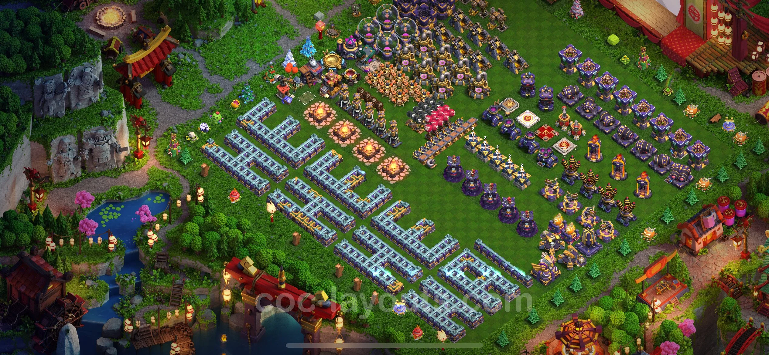 Top Troll Funny Base TH15 with Link - Funny Art Plan - Clash of Clans - (#10) — Spaß TH15
