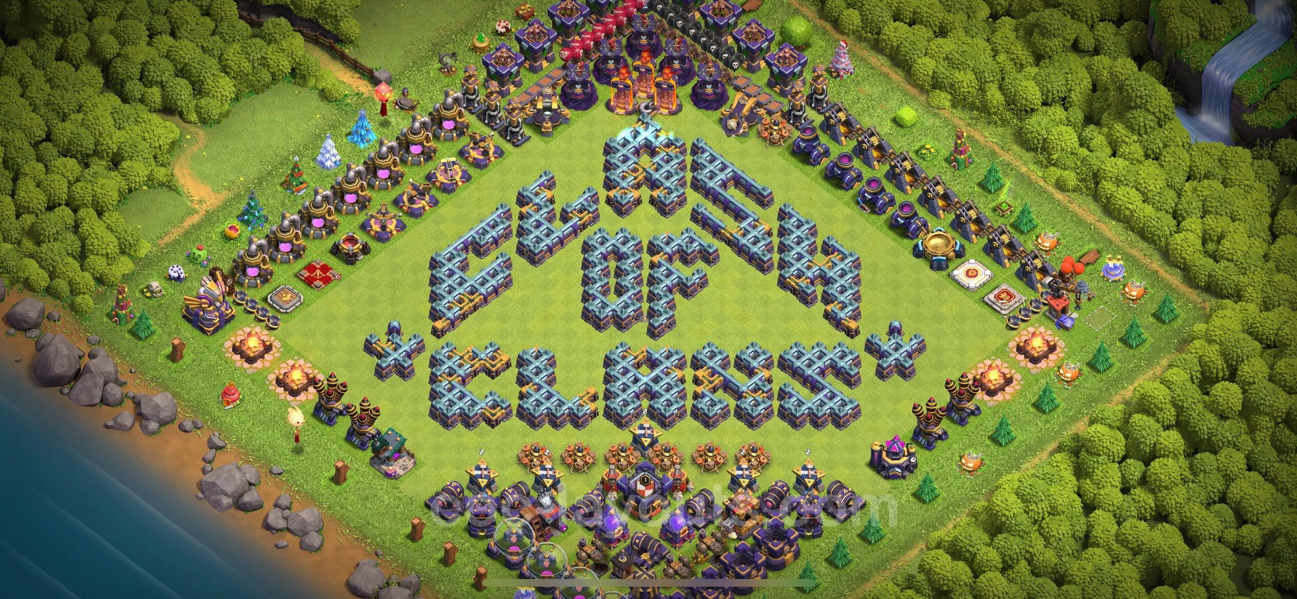 Top Troll Funny Base TH15 with Link - Funny Art Plan - Clash of Clans - (#19) — Развлечения TH15