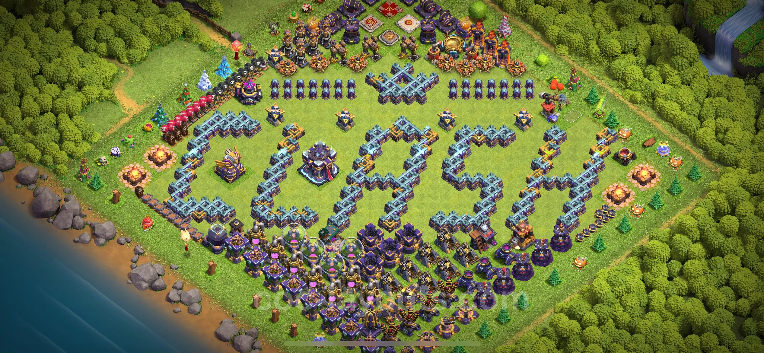 Top Troll Funny Base TH15 with Link - Funny Art Plan - Clash of Clans - (#20) — Розваги TH15