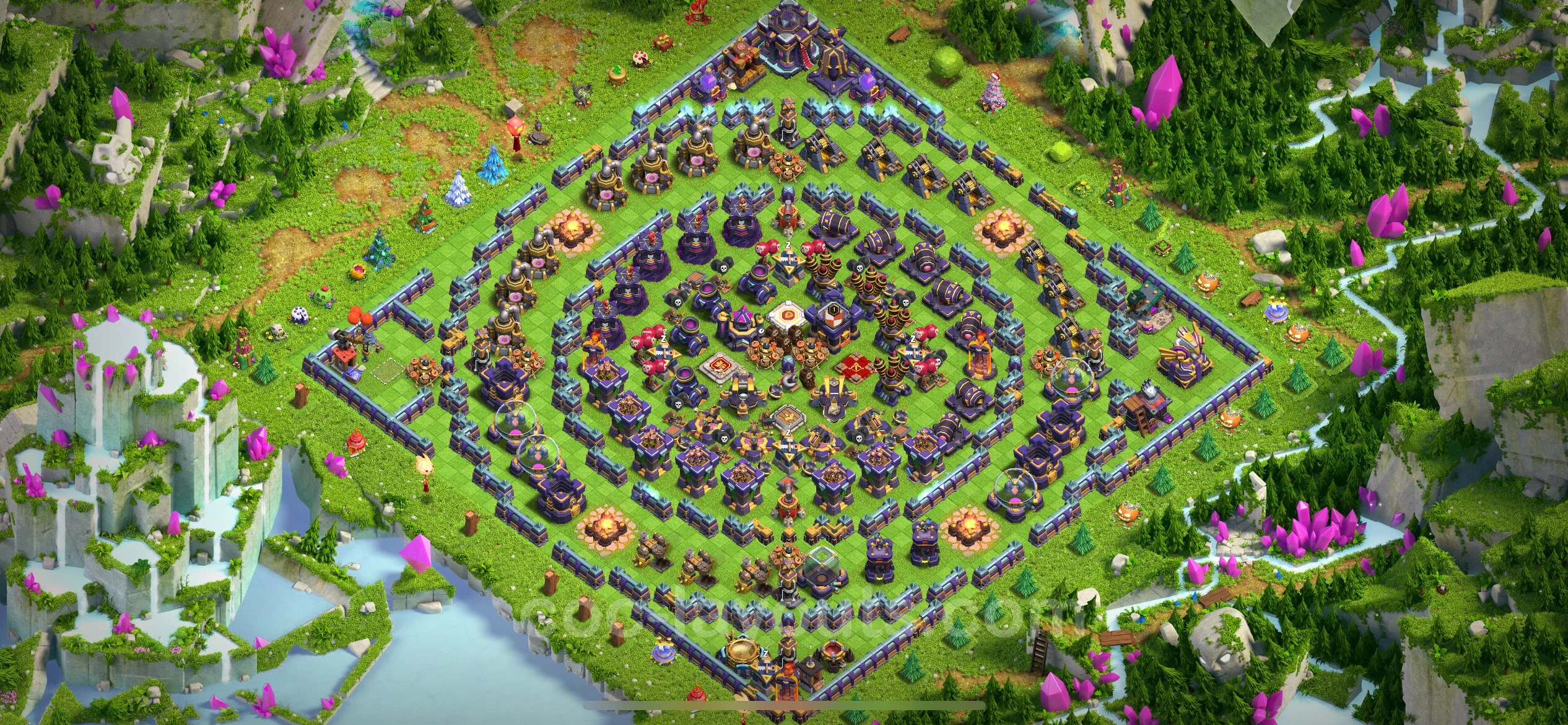 Top Troll Funny Base TH15 with Link - Funny Art Plan - Clash of Clans - (#3)