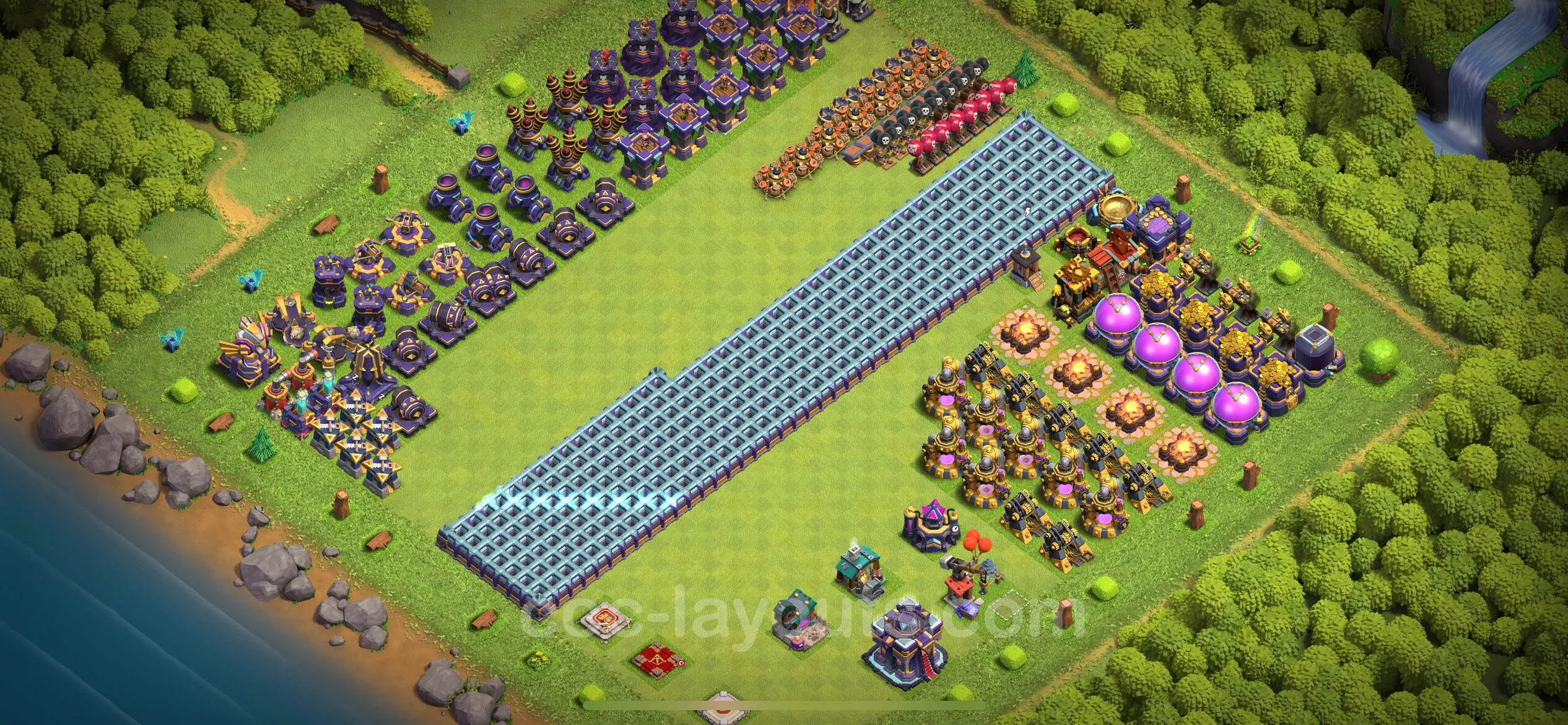 Top Troll Funny Base TH15 with Link - Funny Art Plan - Clash of Clans - (#31) — Spaß TH15