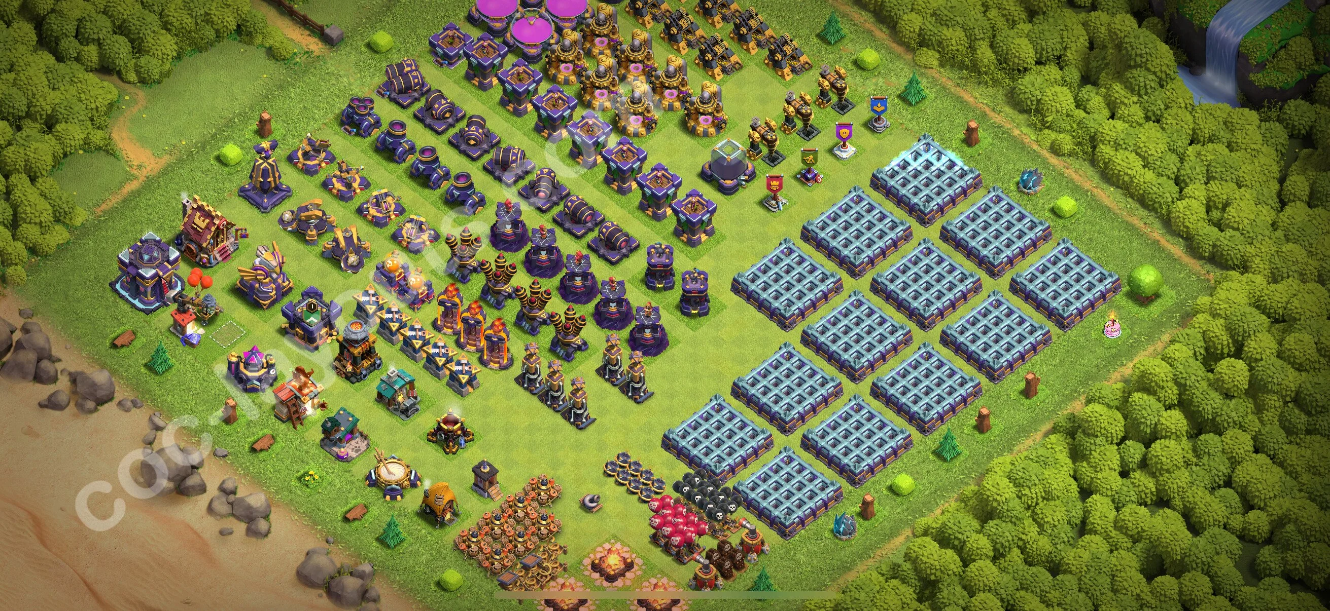 Top Troll Funny Base TH15 with Link - Funny Art Plan 2026 - Clash of Clans - (#33) — Spaß TH15