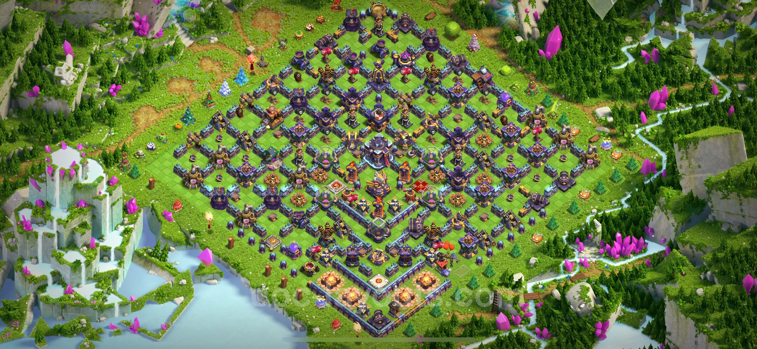 Top Troll Funny Base TH15 with Link - Funny Art Plan - Clash of Clans - (#4)