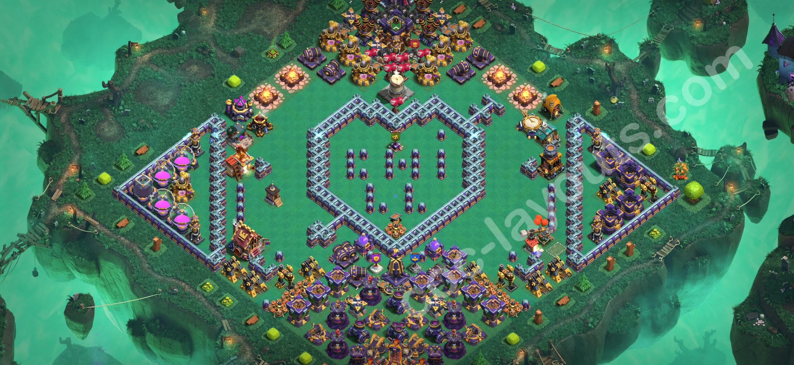 Top Troll Funny Base TH15 with Link - Funny Art Plan 2026 - Clash of Clans - (#41) — Plezier TH15