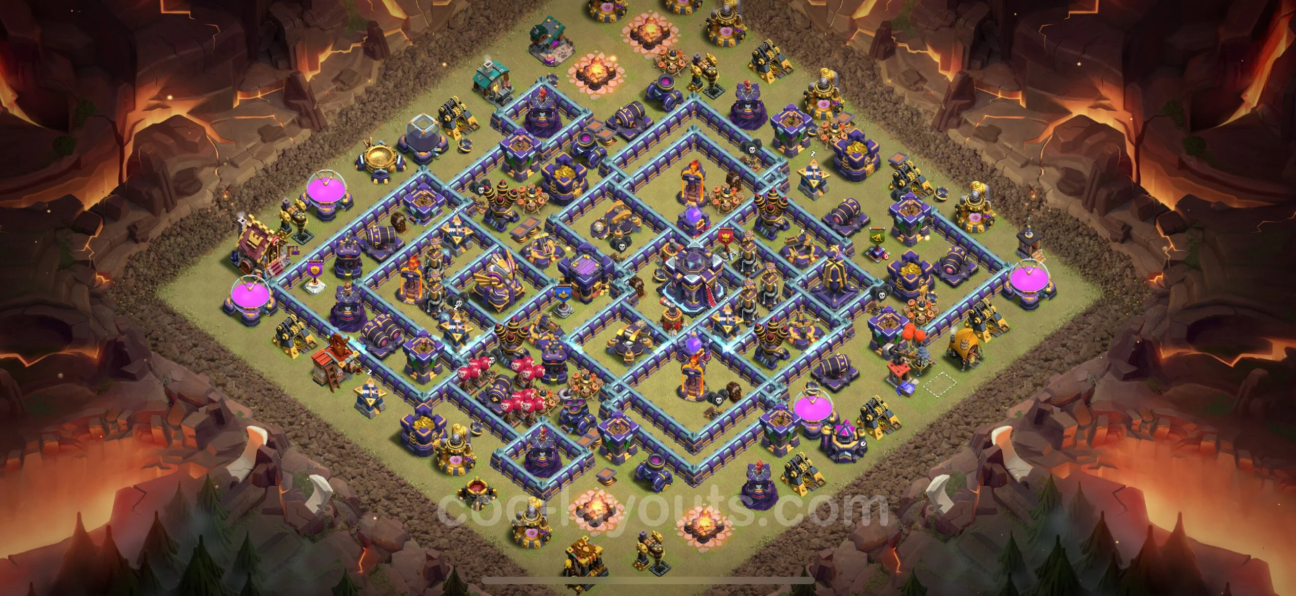 Top War Base TH15 with Link - Anti 3 Stars CWL Plan - Clash of Clans - (#105) — Oorlog BH15
