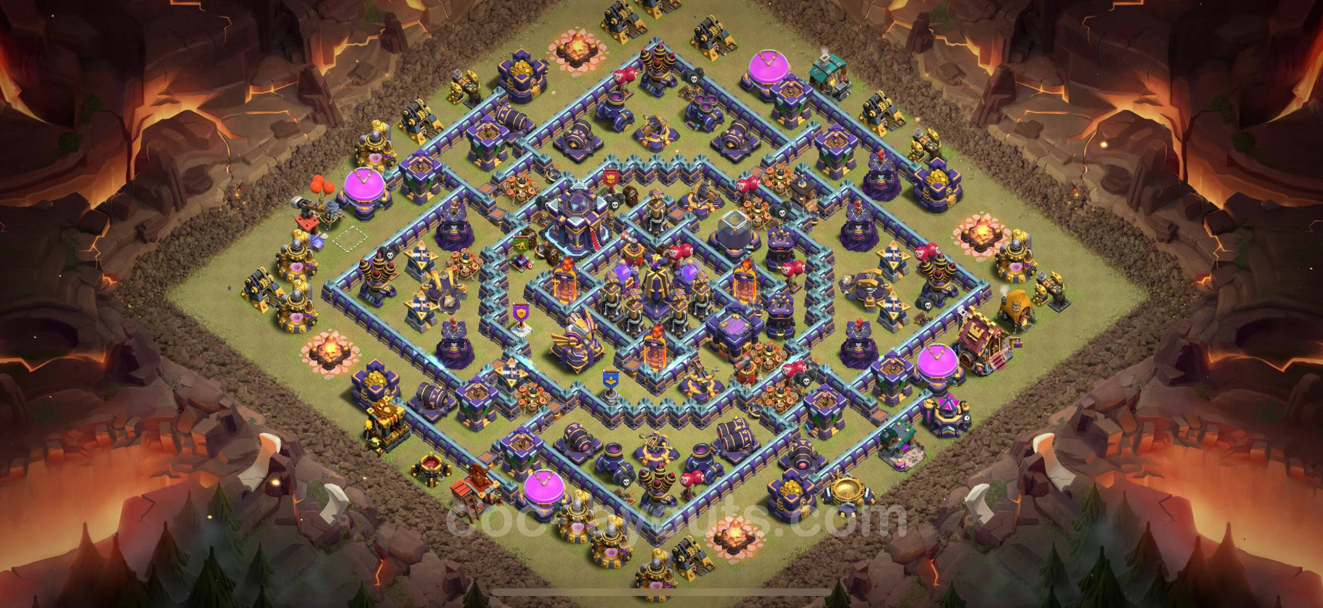 Top War Base TH15 with Link - Anti 3 Stars CWL Plan - Clash of Clans - (#108) — Krieg BH15