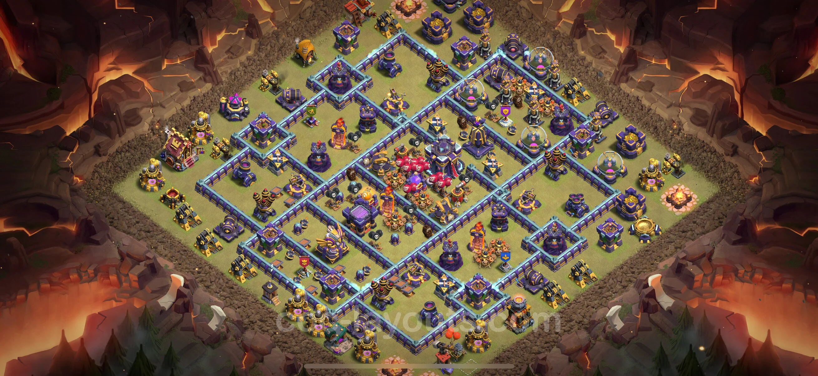 Top War Base TH15 with Link, Anti Everything - CWL Defence Plan - Clash of Clans - (#112) — Krieg BH15