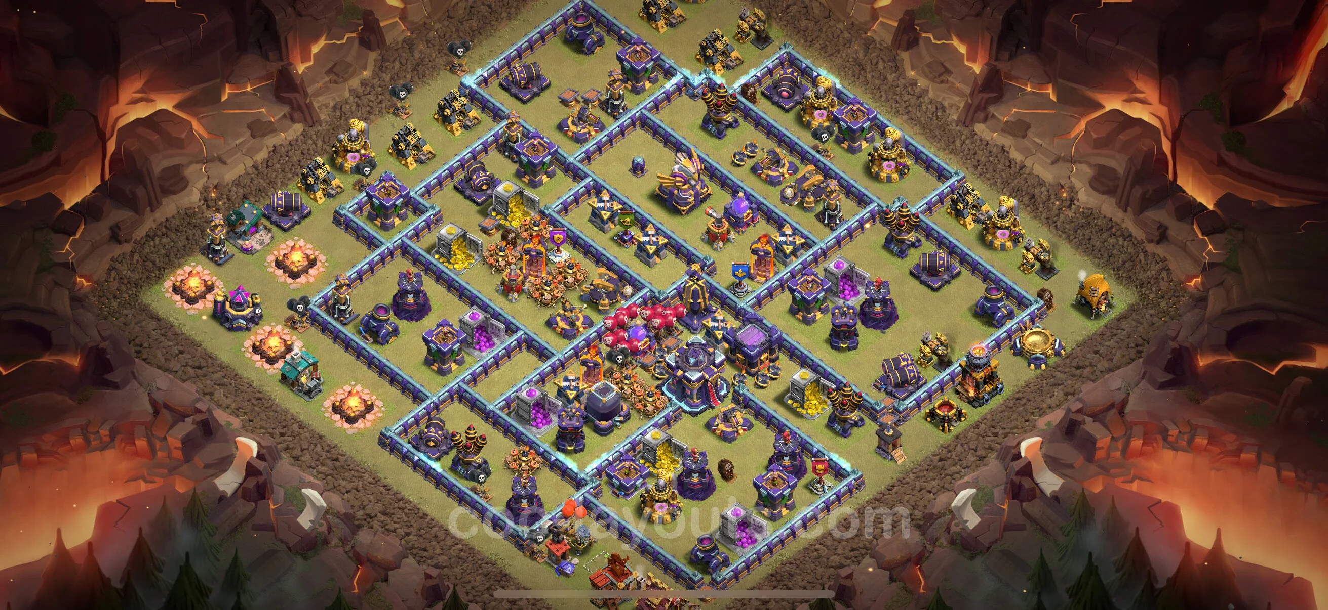 Top War Base TH15 with Link - CWL Defence Plan - Clash of Clans - (#117) — Guerre BH15