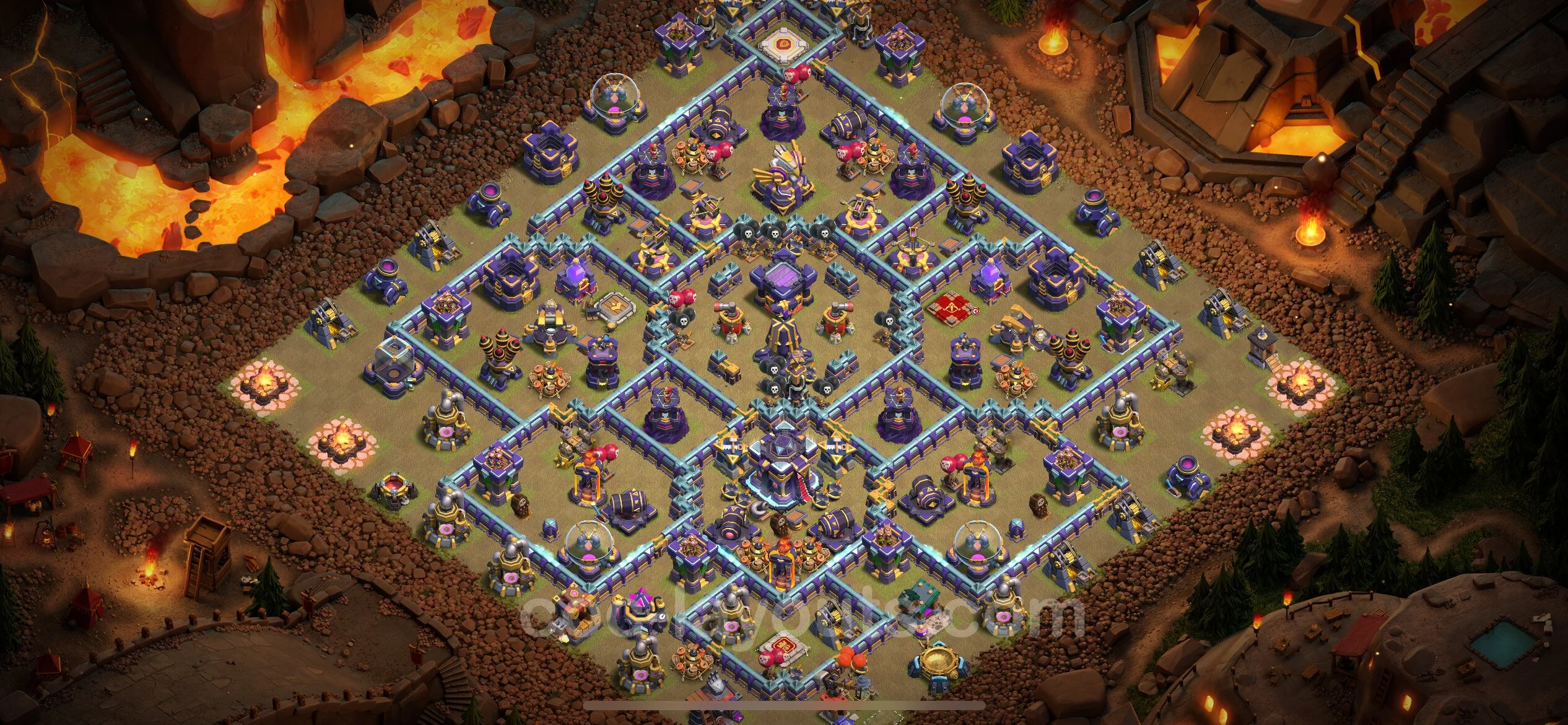 Top War Base TH15 with Link - Anti 3 Stars CWL Plan - Clash of Clans - (#15) — War BH15