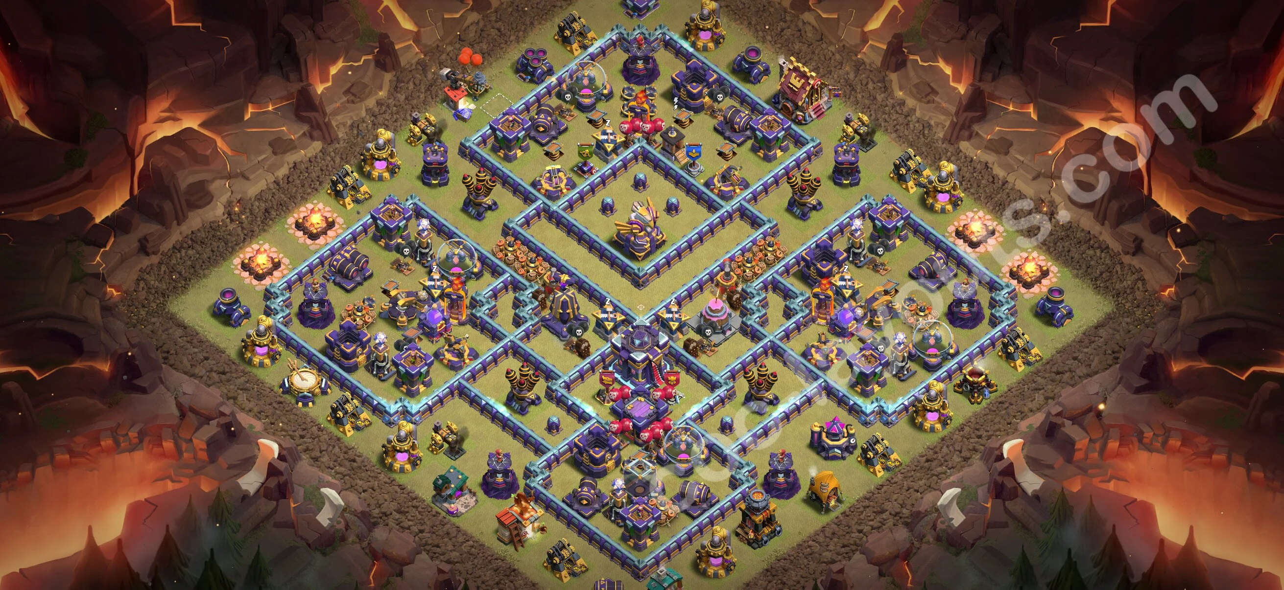 Top War Base TH15 with Link, Hybrid - Anti 3 Stars CWL Plan 2026 - Clash of Clans - (#150) — Guerre BH15