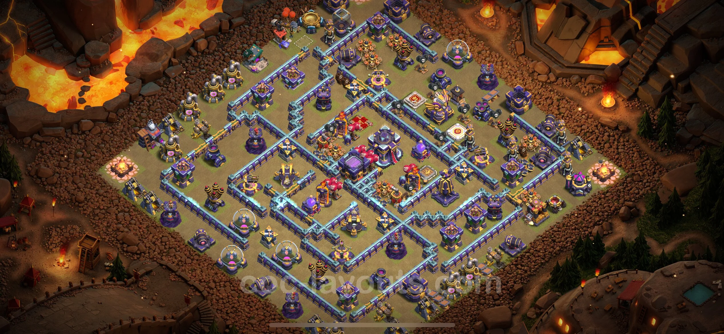 Top War Base TH15 with Link, Anti Everything - CWL Defence Plan - Clash of Clans - (#16) — Krieg BH15