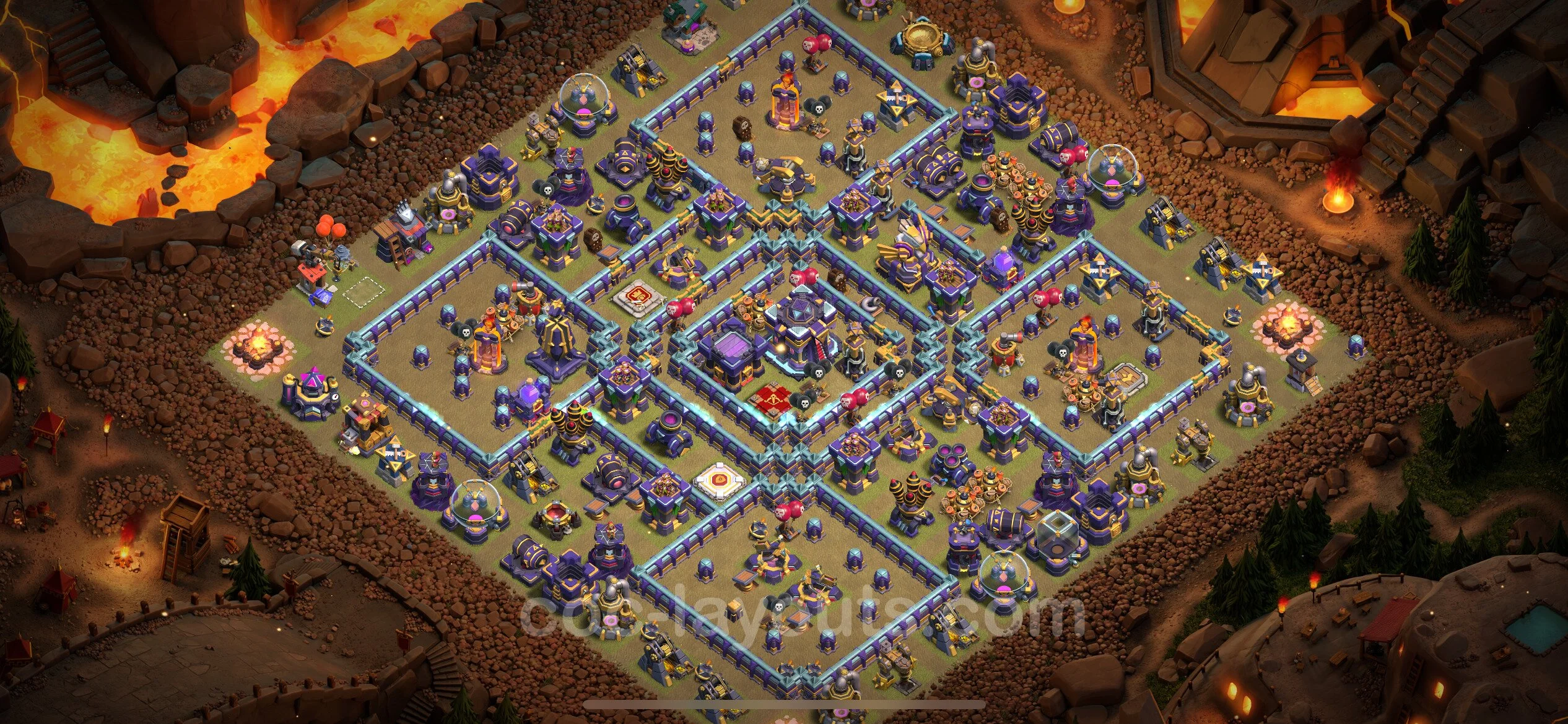 Top War Base TH15 with Link, Anti Everything - Anti 3 Stars CWL Plan - Clash of Clans - (#22) — War BH15
