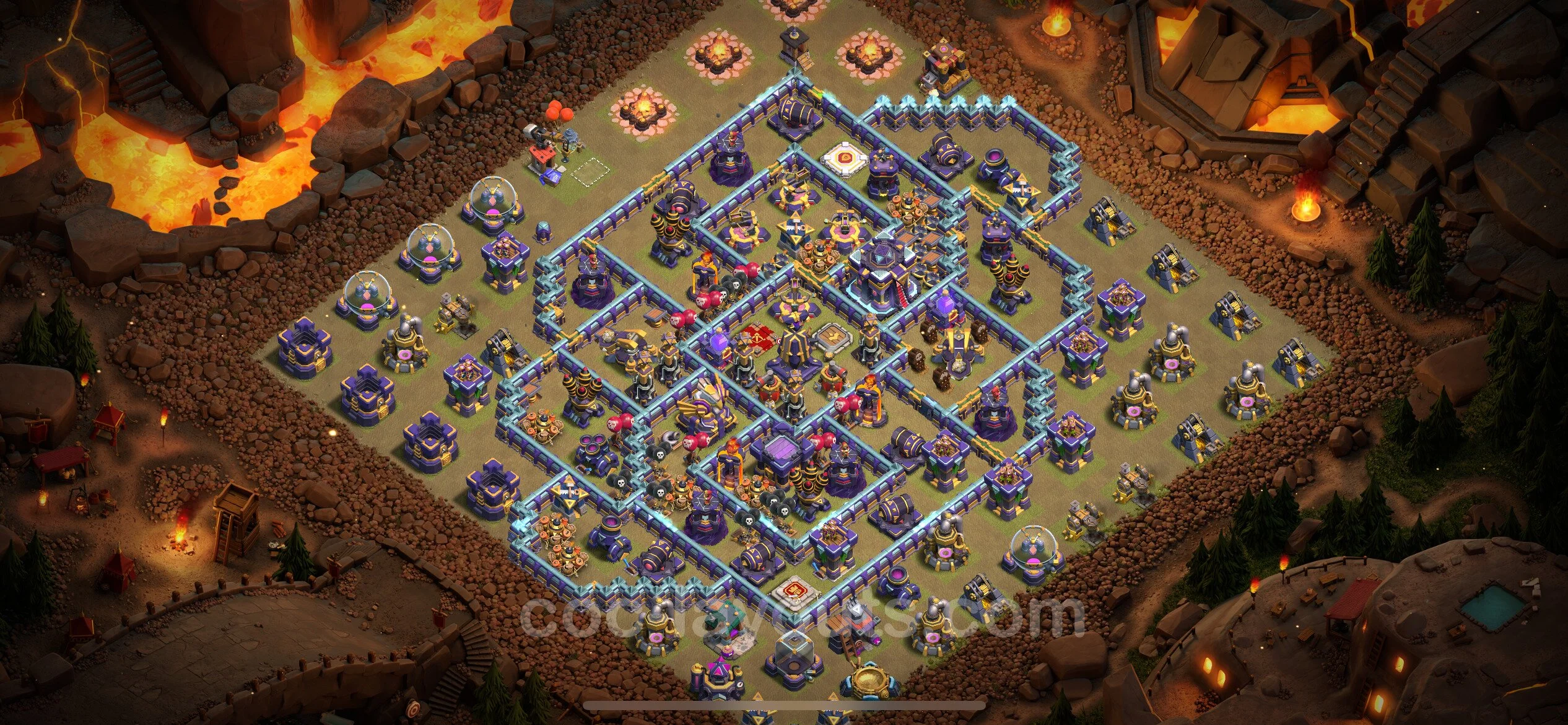 Top War Base TH15 with Link, Anti Everything - CWL Defence Plan - Clash of Clans - (#23) — Krieg BH15