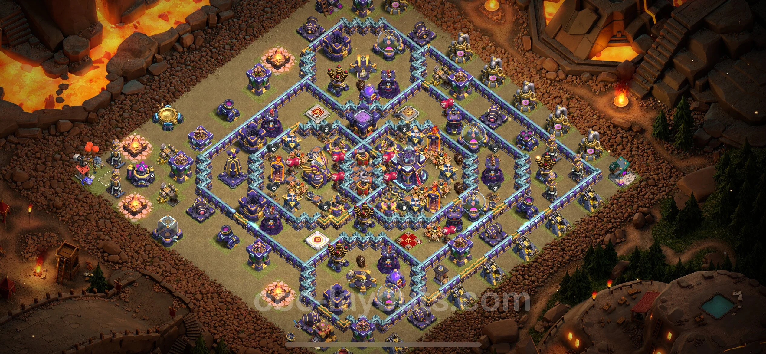 Top War Base TH15 with Link, Anti Everything - Anti 3 Stars CWL Plan - Clash of Clans - (#27) — Guerre BH15