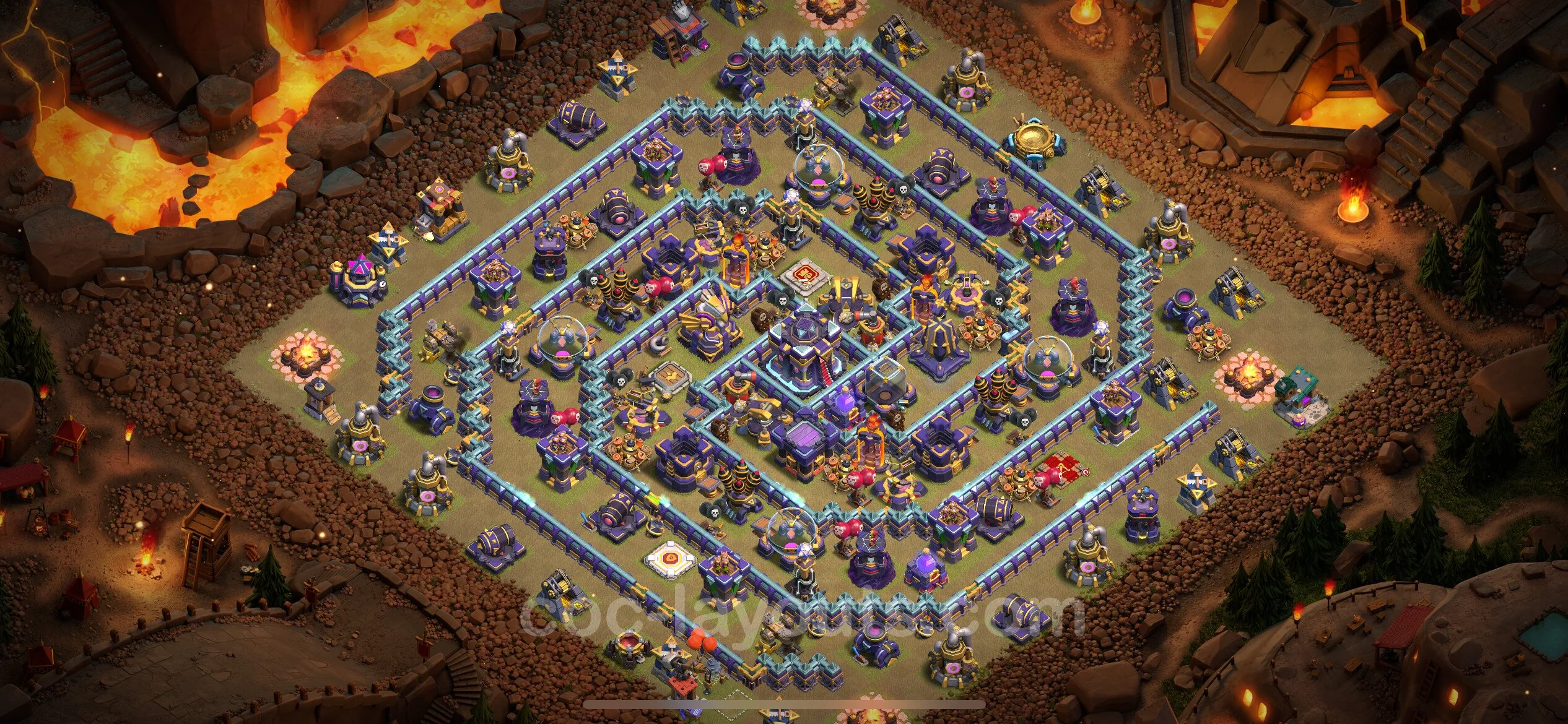 Top War Base TH15 with Link, Hybrid - Anti 3 Stars CWL Plan - Clash of Clans - (#29) — Wojna BH15