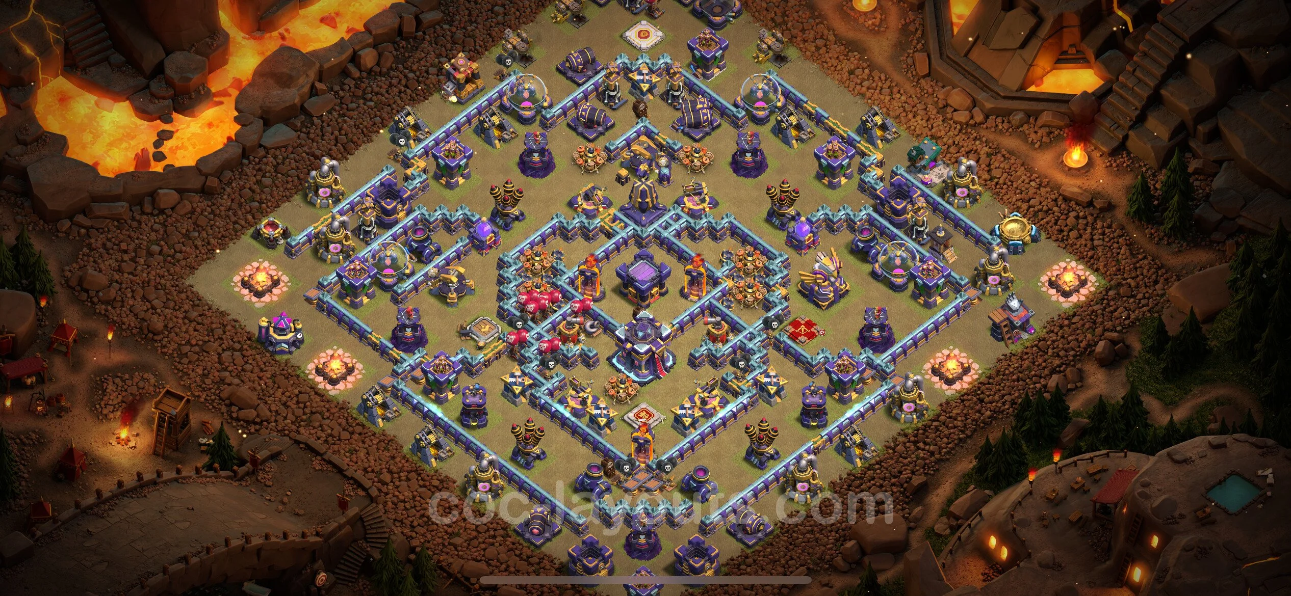Top War Base TH15 with Link, Anti Air / Electro Dragon - Anti 3 Stars CWL Plan - Clash of Clans - (#3)