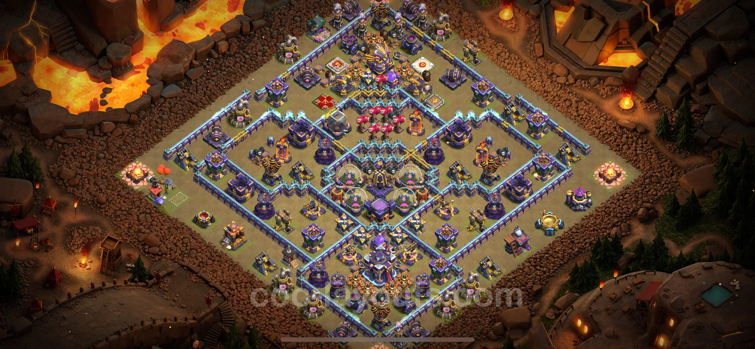 Top War Base TH15 with Link, Hybrid - Anti 3 Stars CWL Plan - Clash of Clans - (#31) — Oorlog BH15