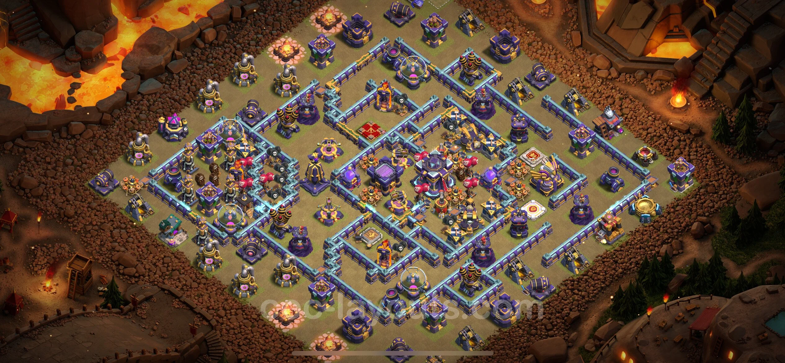 Top War Base TH15 with Link - Anti 3 Stars CWL Plan - Clash of Clans - (#36) — Guerre BH15