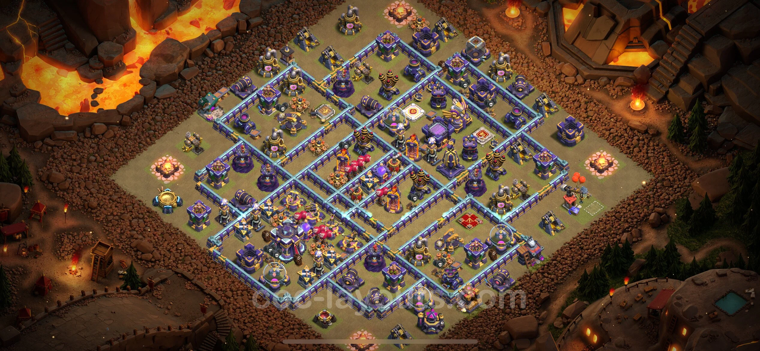 Top War Base TH15 with Link, Anti Everything - CWL Defence Plan - Clash of Clans - (#39) — Guerre BH15