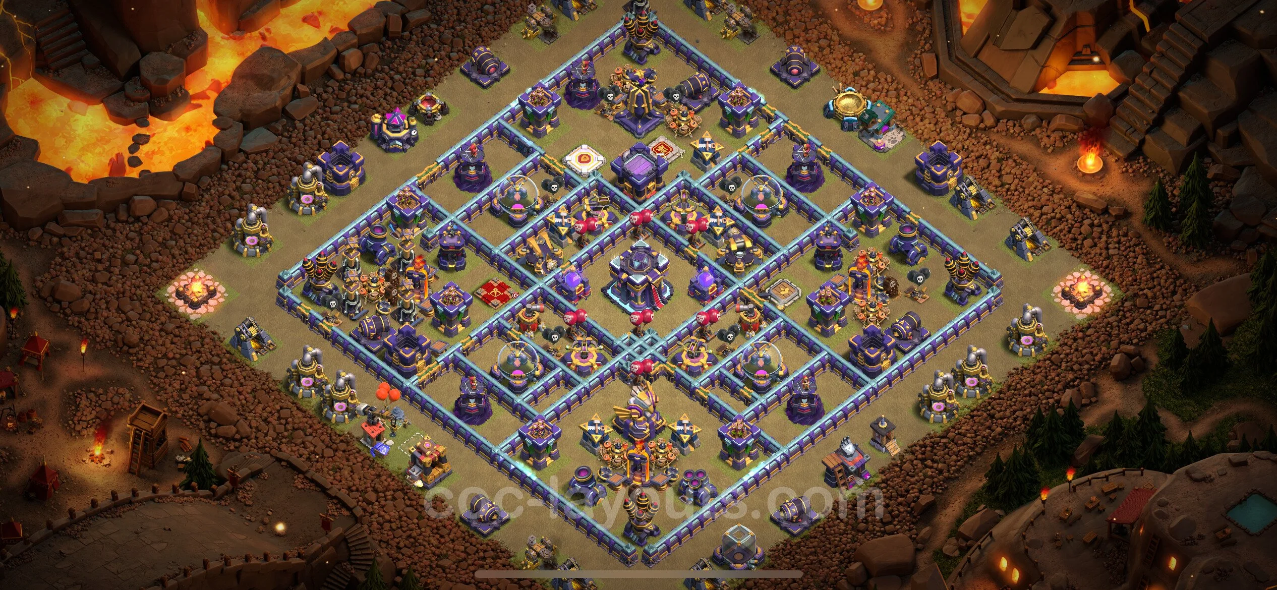 Top War Base TH15 with Link, Anti Everything - Anti 3 Stars CWL Plan - Clash of Clans - (#42) — War BH15