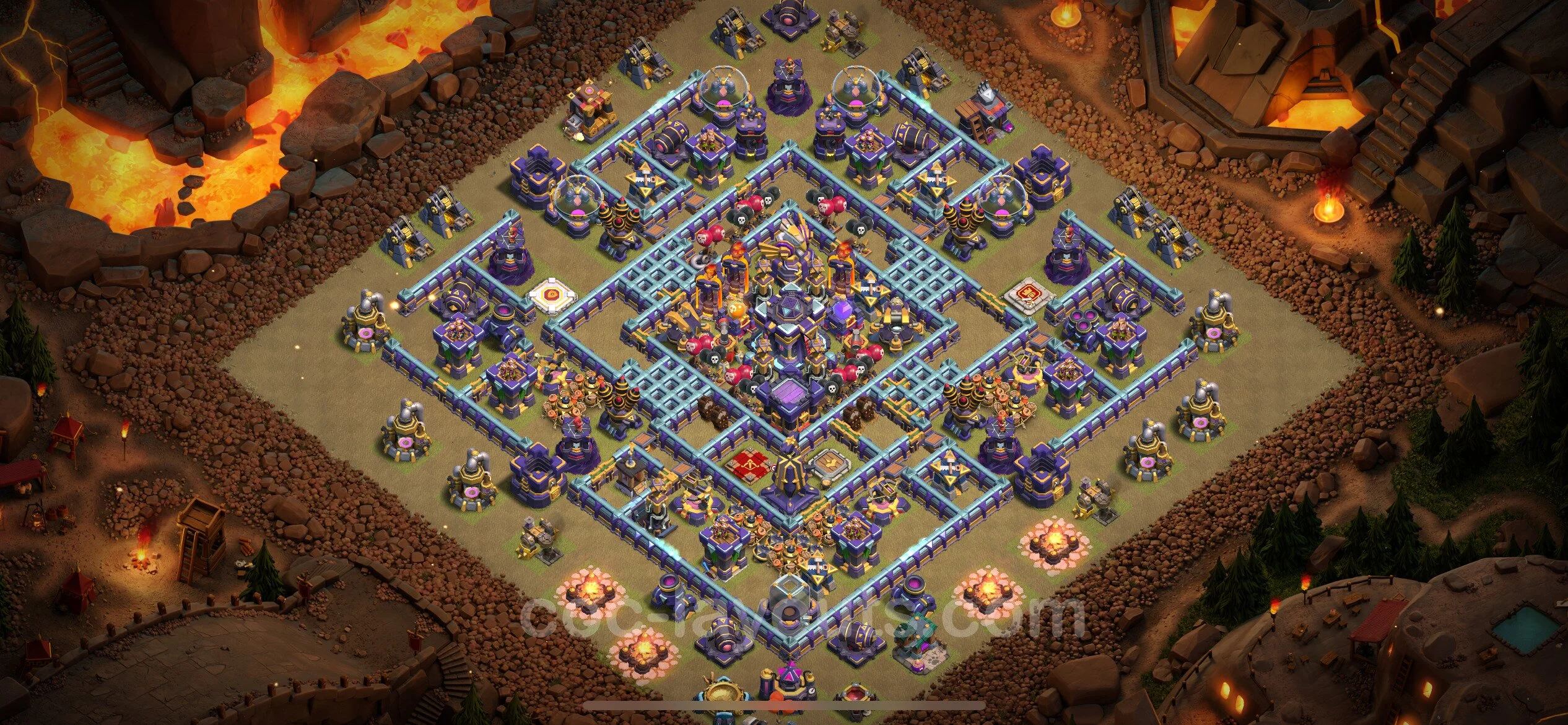 Top War Base TH15 with Link, Hybrid - Anti 3 Stars CWL Plan - Clash of Clans - (#45) — Oorlog BH15