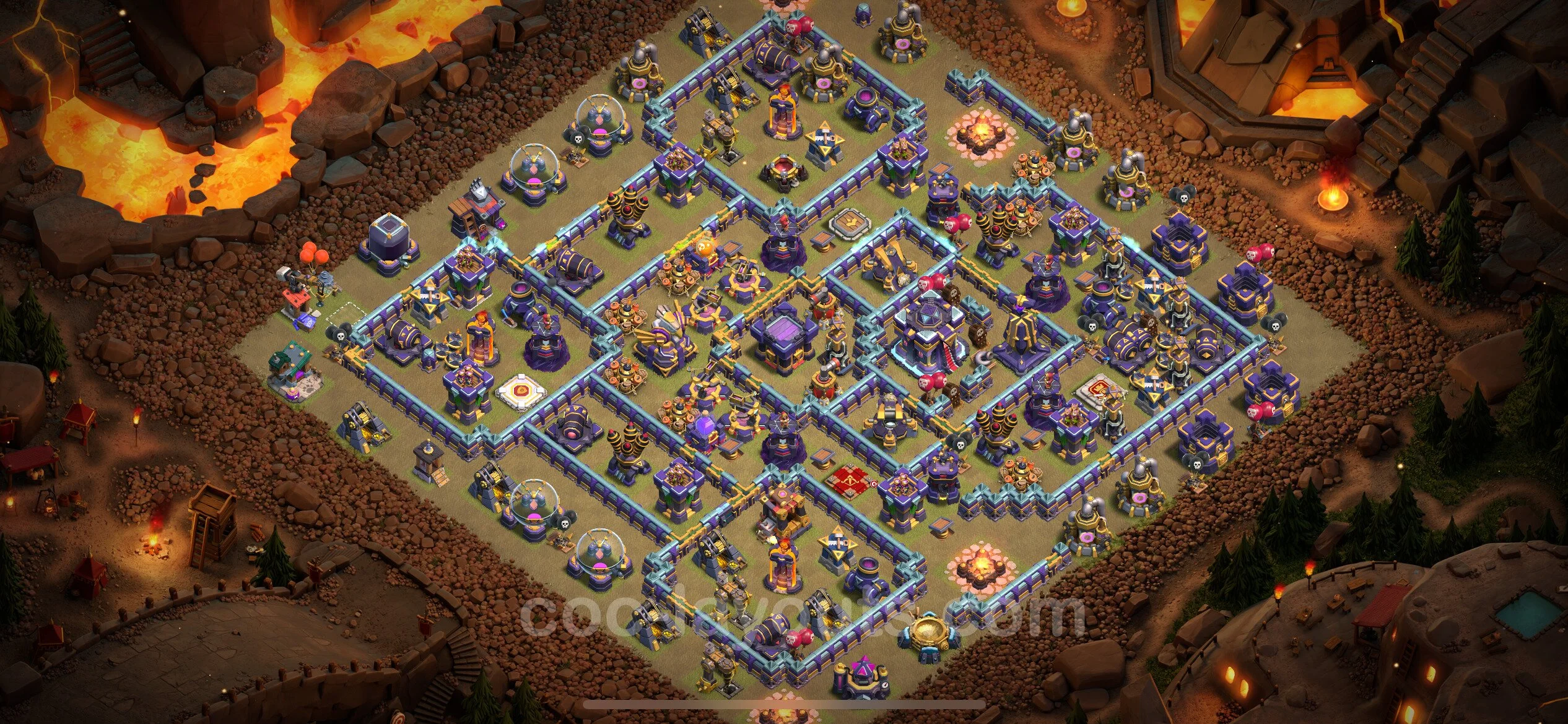 Top War Base TH15 with Link, Anti Everything - Anti 3 Stars CWL Plan - Clash of Clans - (#50) — War BH15