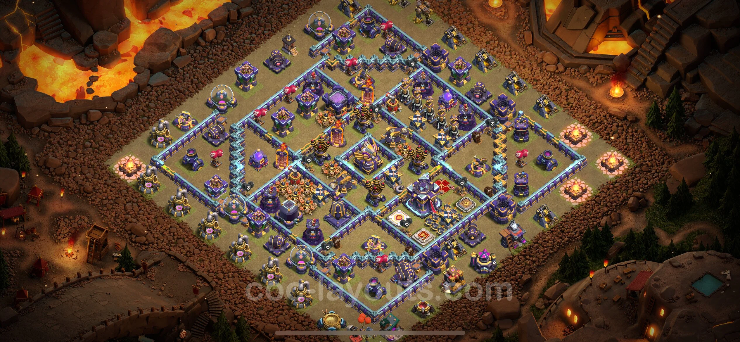 Top War Base TH15 with Link - Anti 3 Stars CWL Plan - Clash of Clans - (#53) — Wojna BH15