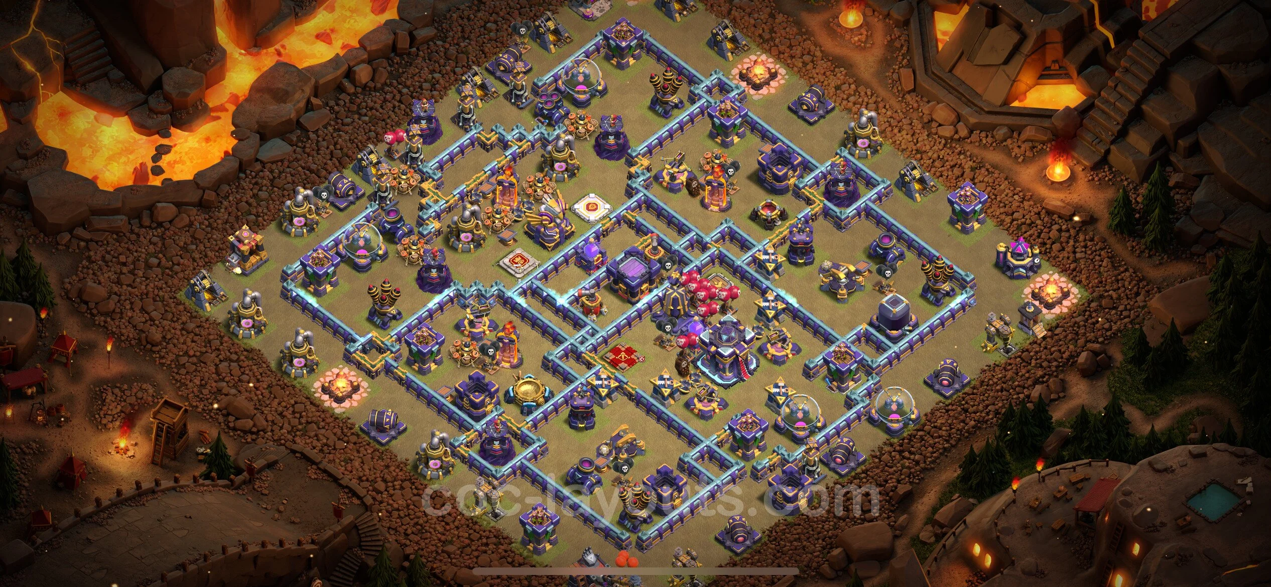 Top War Base TH15 with Link, Anti Everything - CWL Defence Plan - Clash of Clans - (#54) — War BH15