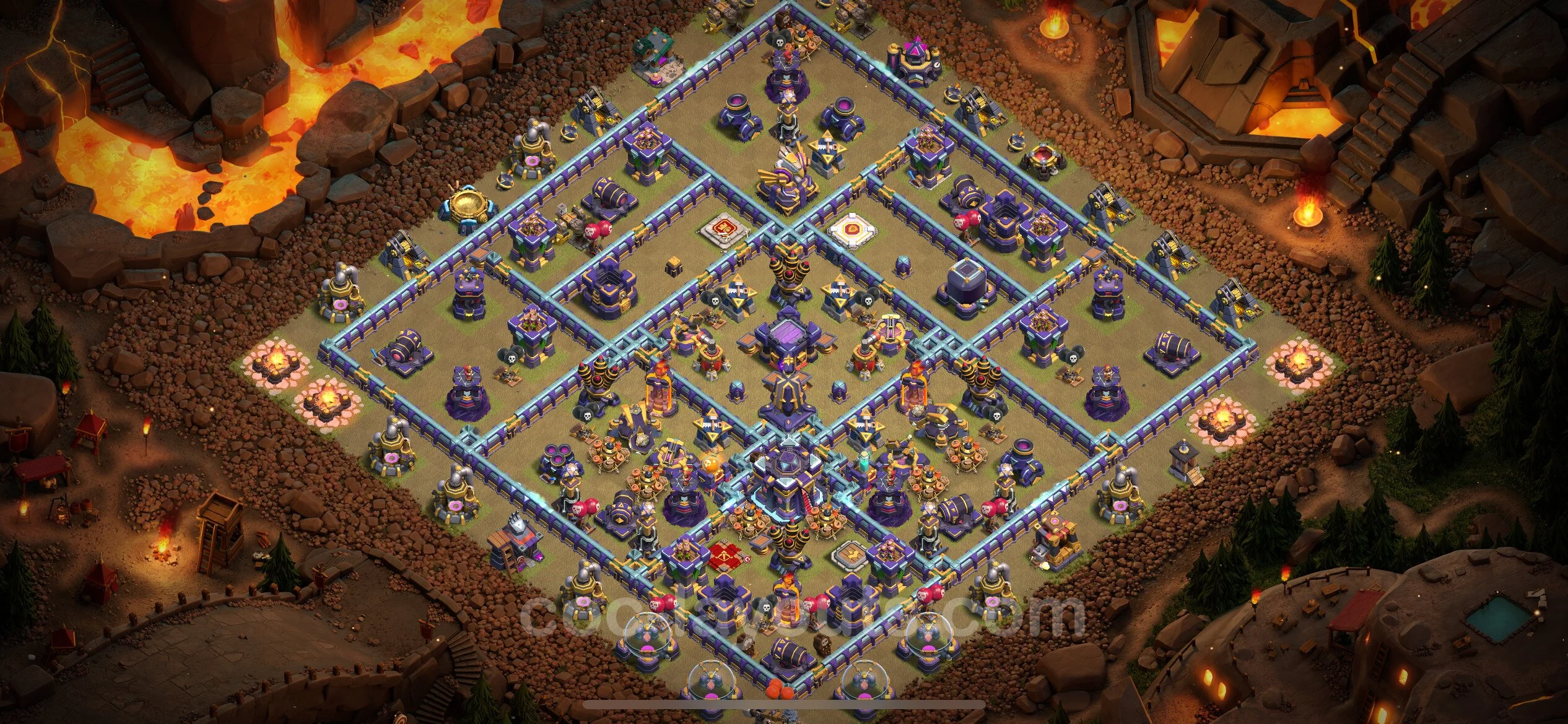 Top War Base TH15 with Link, Anti Air / Electro Dragon - Anti 2 Stars CWL Plan - Clash of Clans - (#55) — War BH15