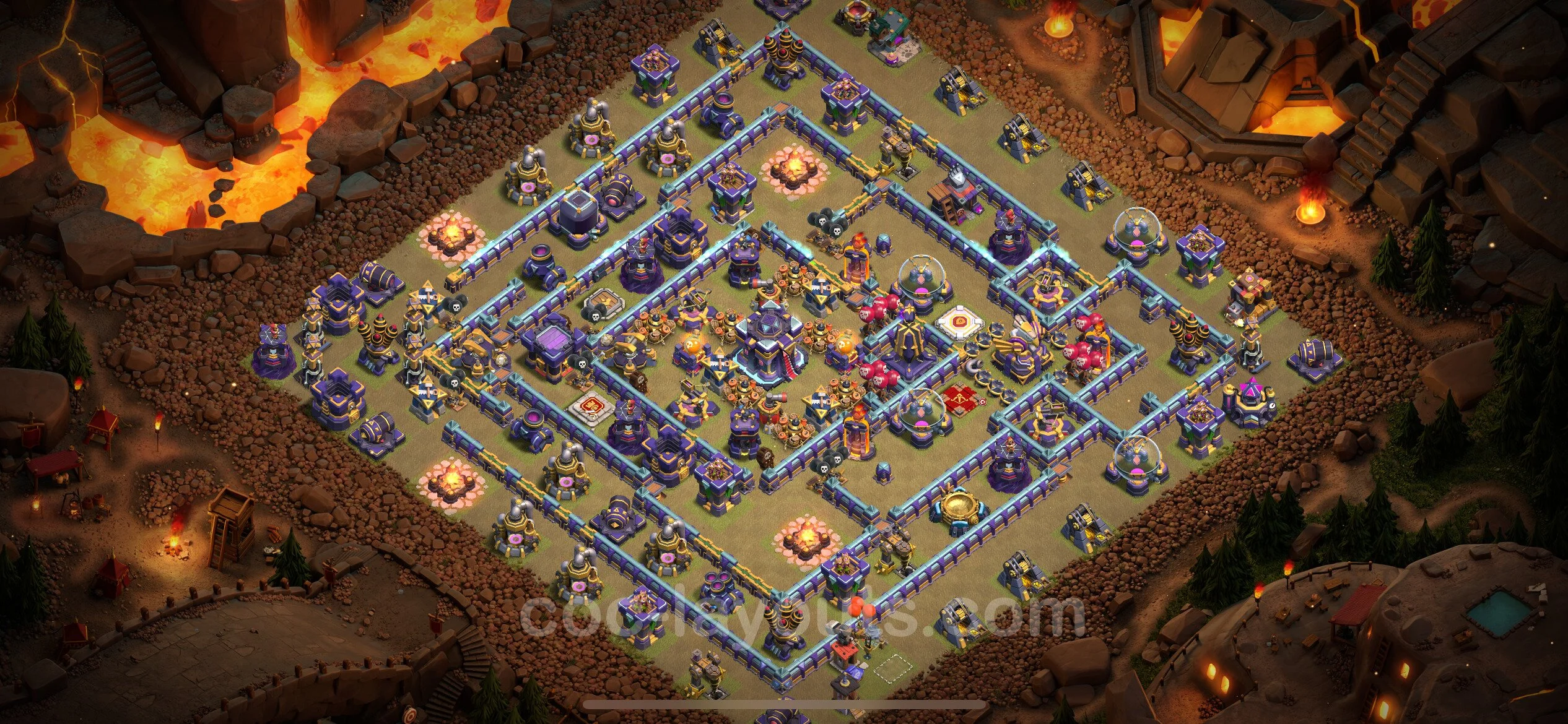 Top War Base TH15 with Link, Anti Everything - CWL Defence Plan - Clash of Clans - (#59) — Wojna BH15