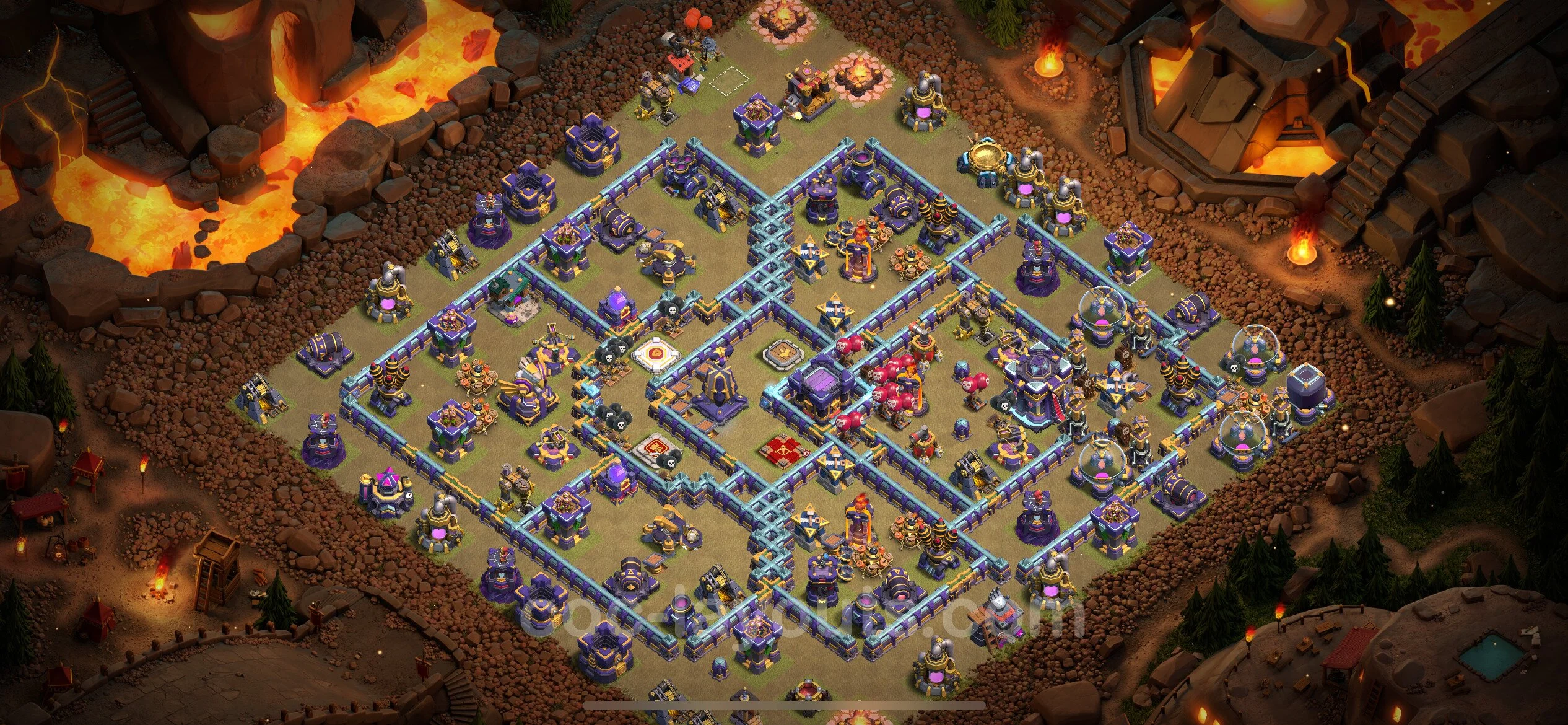 Top War Base TH15 with Link - Anti 3 Stars CWL Plan - Clash of Clans - (#62) — Oorlog BH15