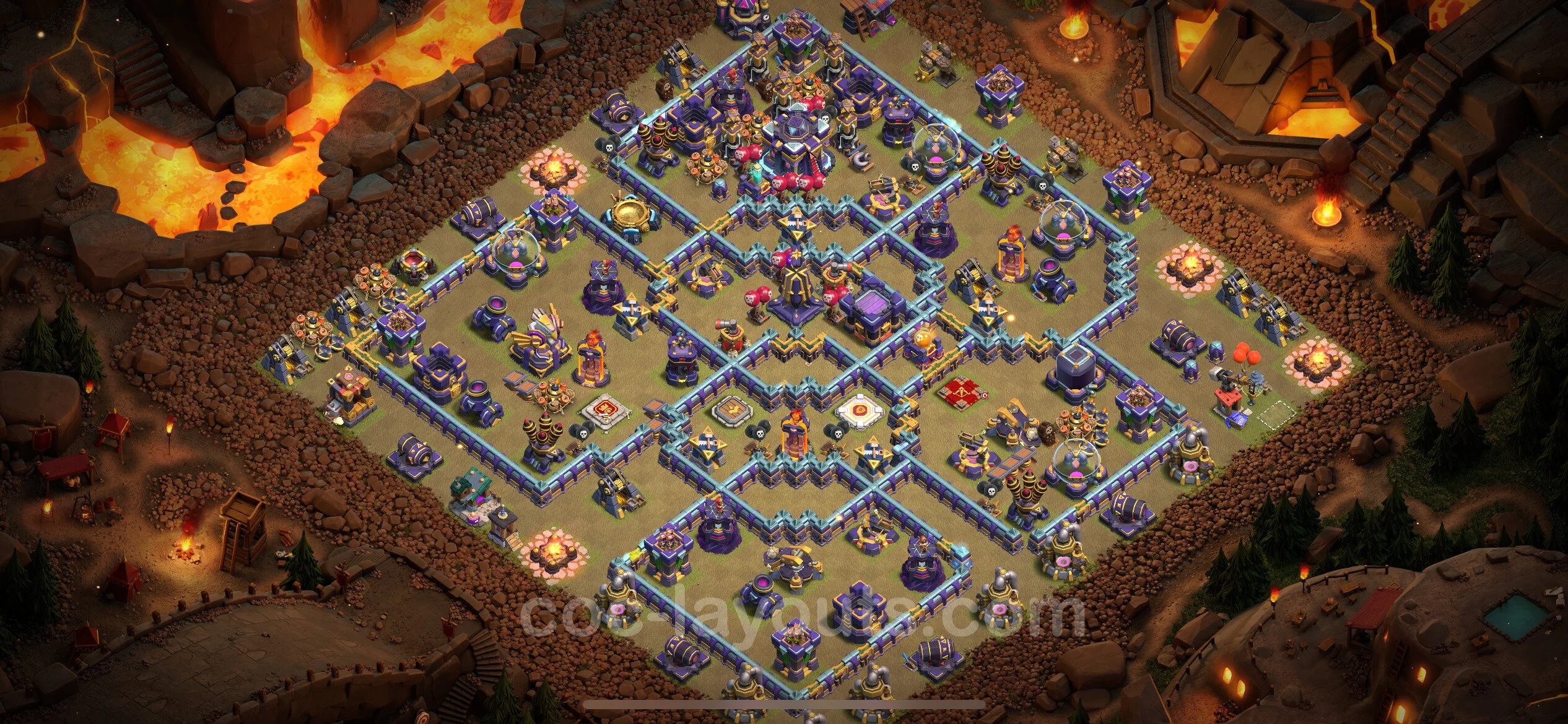 Top War Base TH15 with Link, Hybrid - Anti 3 Stars CWL Plan - Clash of Clans - (#69) — Wojna BH15