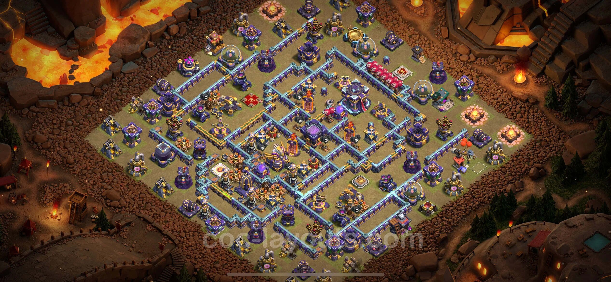 Top War Base TH15 with Link, Anti Everything - CWL Defence Plan - Clash of Clans - (#79) — Krieg BH15