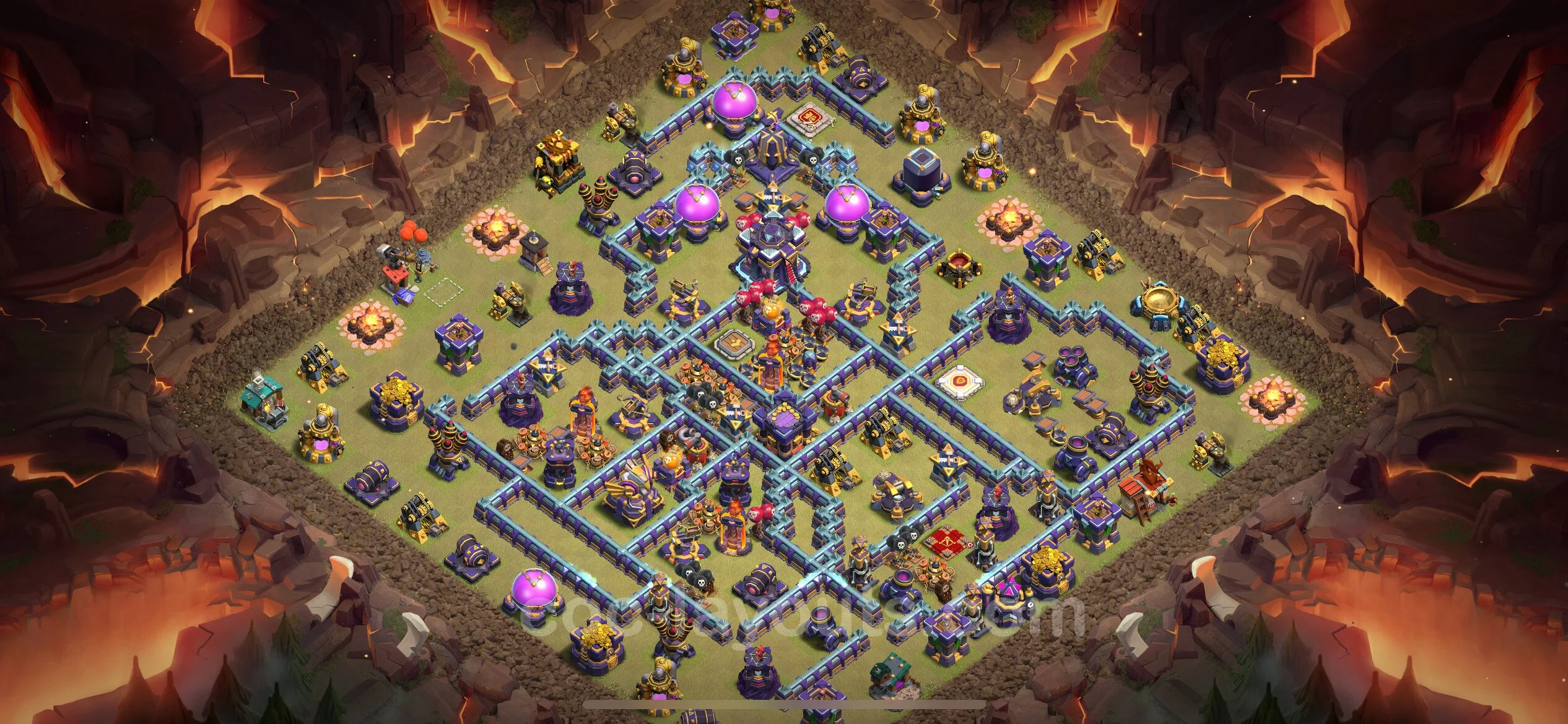 Top War Base TH15 with Link - CWL Defence Plan - Clash of Clans - (#87) — Guerre BH15
