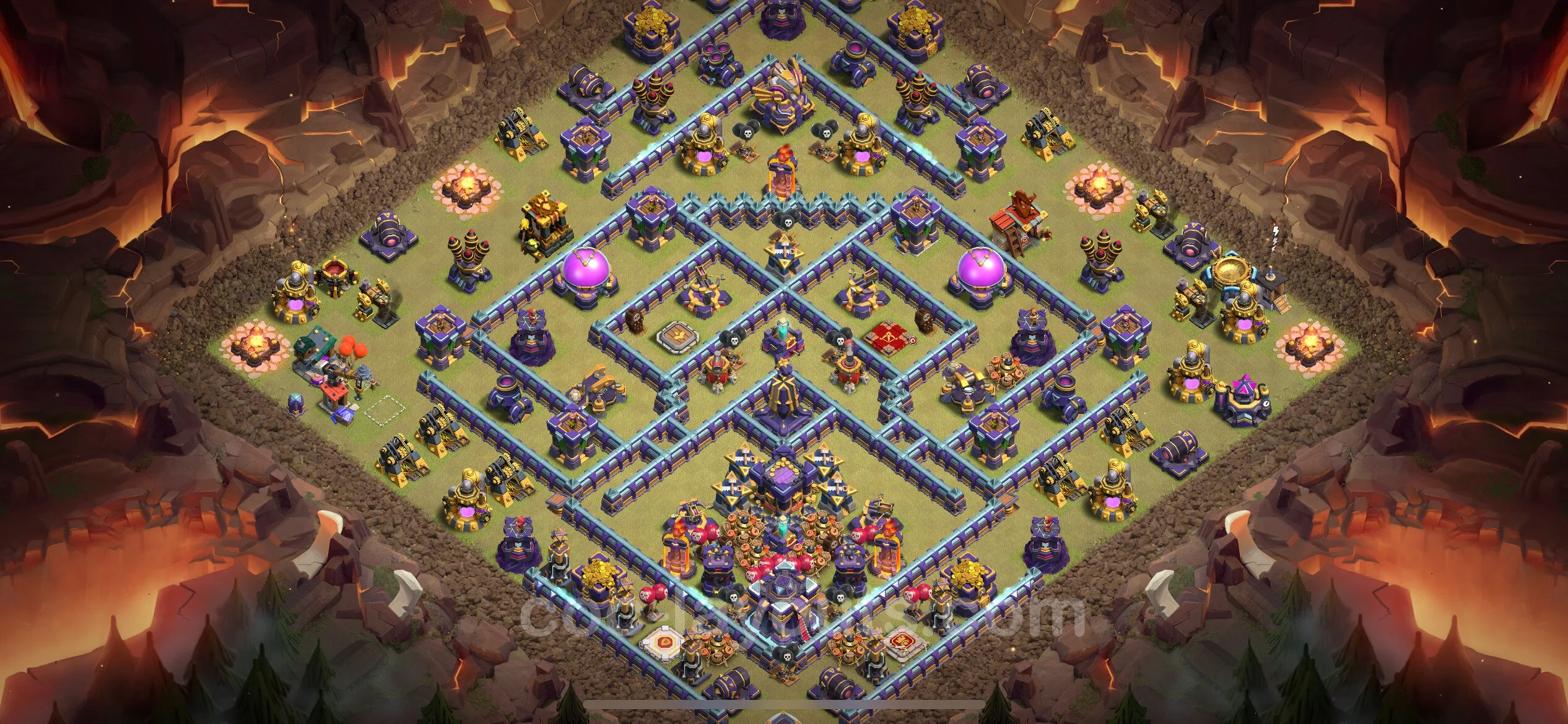 Top War Base TH15 with Link, Anti Everything - CWL Defence Plan - Clash of Clans - (#88) — Guerre BH15