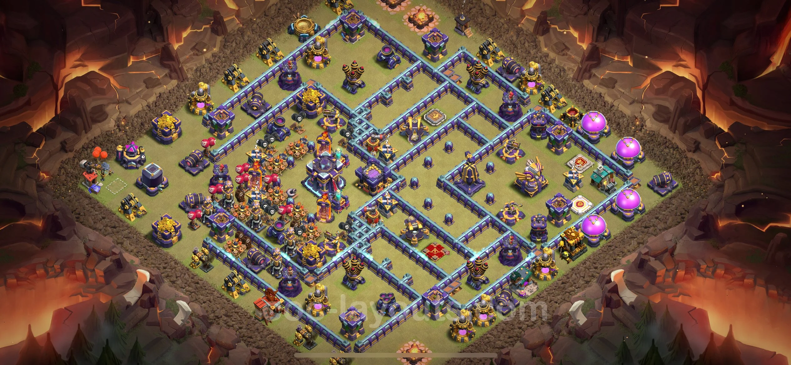 Top War Base TH15 with Link - Anti 2 Stars CWL Plan - Clash of Clans - (#89) — Guerre BH15
