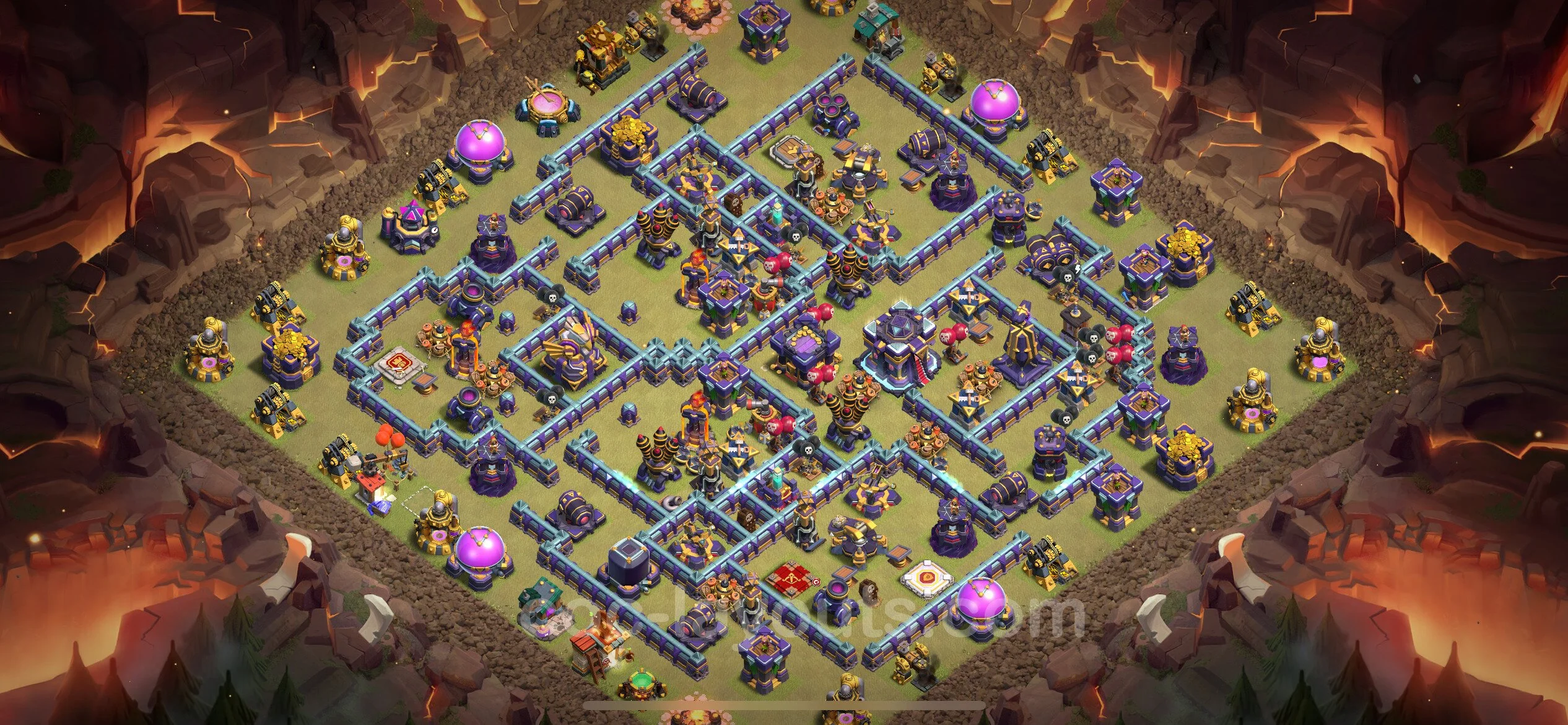 Top War Base TH15 with Link, Anti Air / Electro Dragon - Anti 3 Stars CWL Plan - Clash of Clans - (#95) — Война BH15