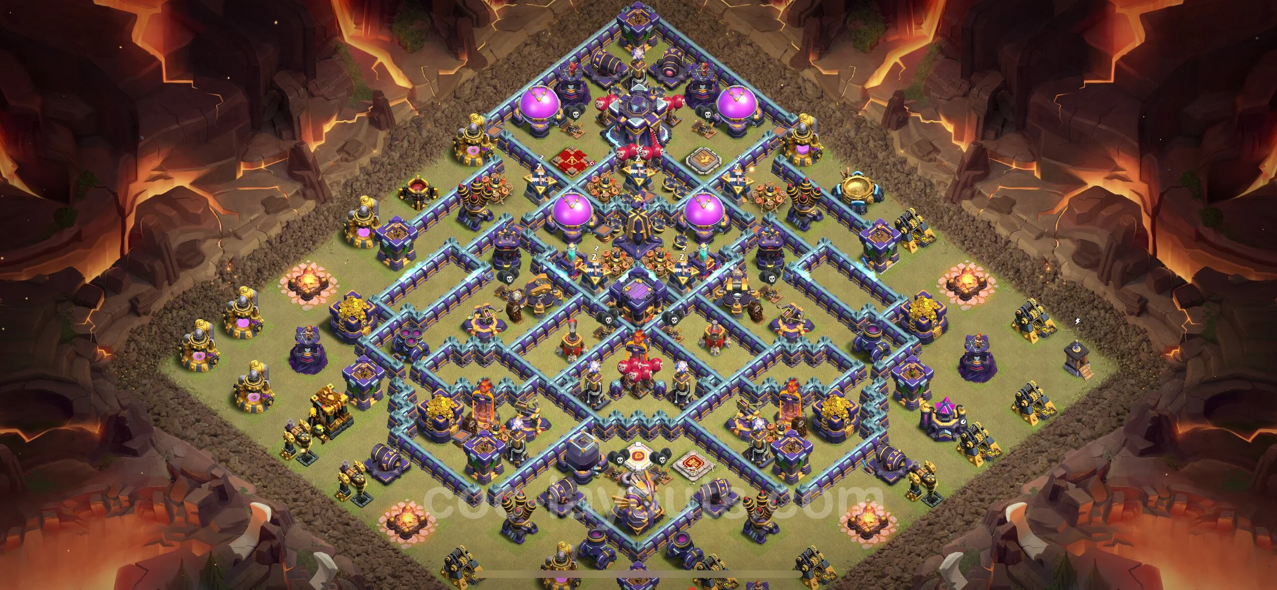 Top War Base TH15 with Link - Max Levels CWL Plan - Clash of Clans - (#96) — Krieg BH15