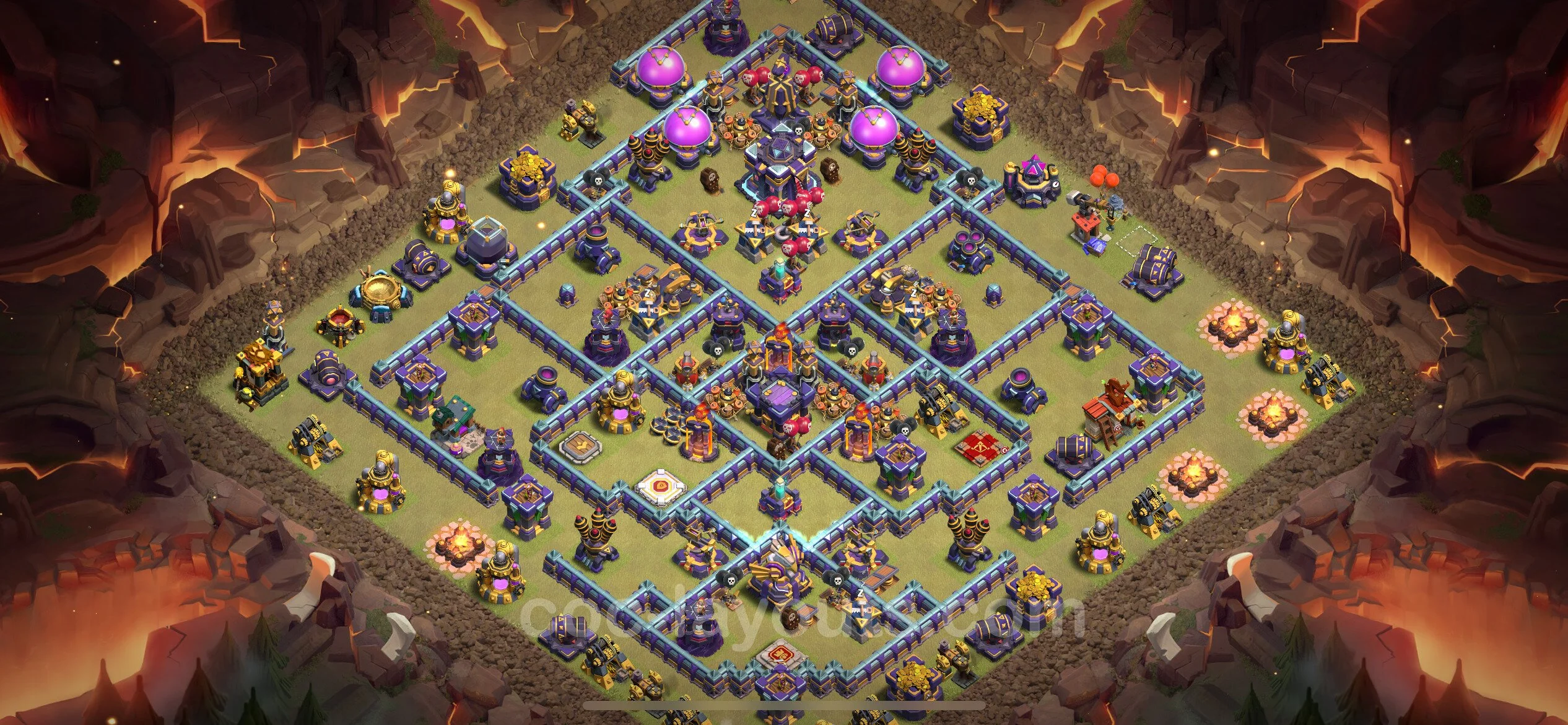 Top War Base TH15 with Link - Anti 2 Stars CWL Plan - Clash of Clans - (#99) — Oorlog BH15
