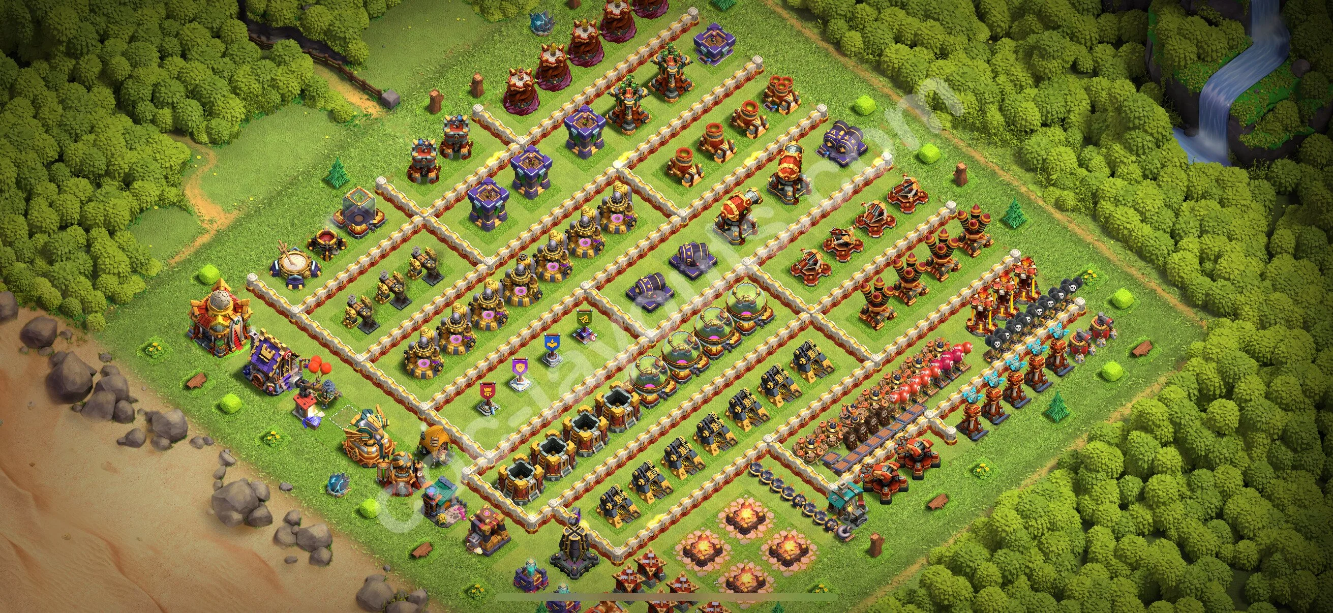 Top Troll Funny Base TH16 with Link - Funny Art Plan 2026 - Clash of Clans - (#2) — Zabawa TH16