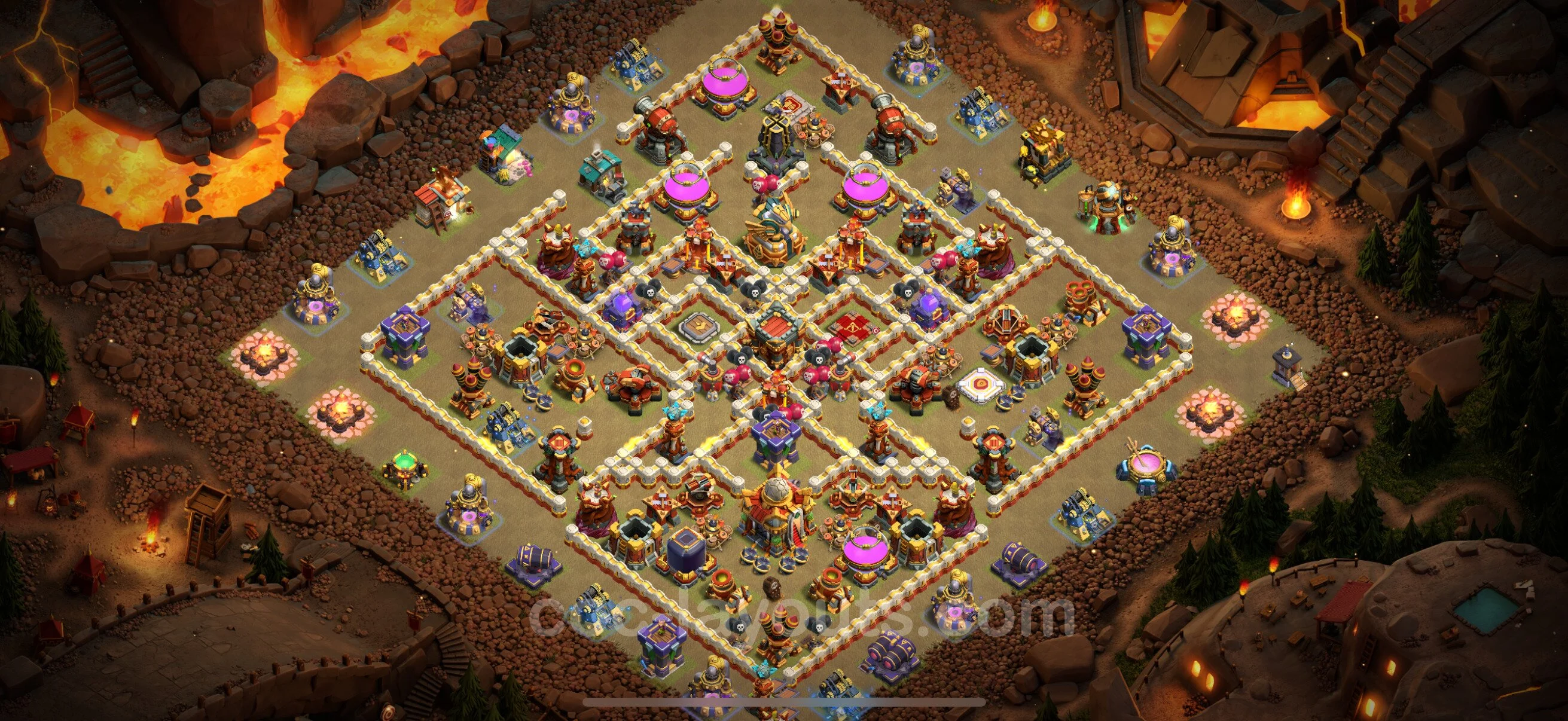 Top War Base TH16 with Link, Anti Everything - Anti 3 Stars CWL Plan - Clash of Clans - (#1)