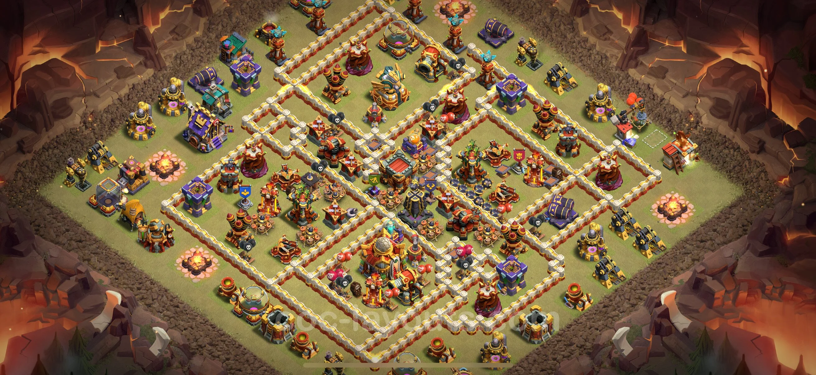 Top War Base TH16 with Link - Anti 3 Stars CWL Plan 2026 - Clash of Clans - (#100) — Oorlog BH16