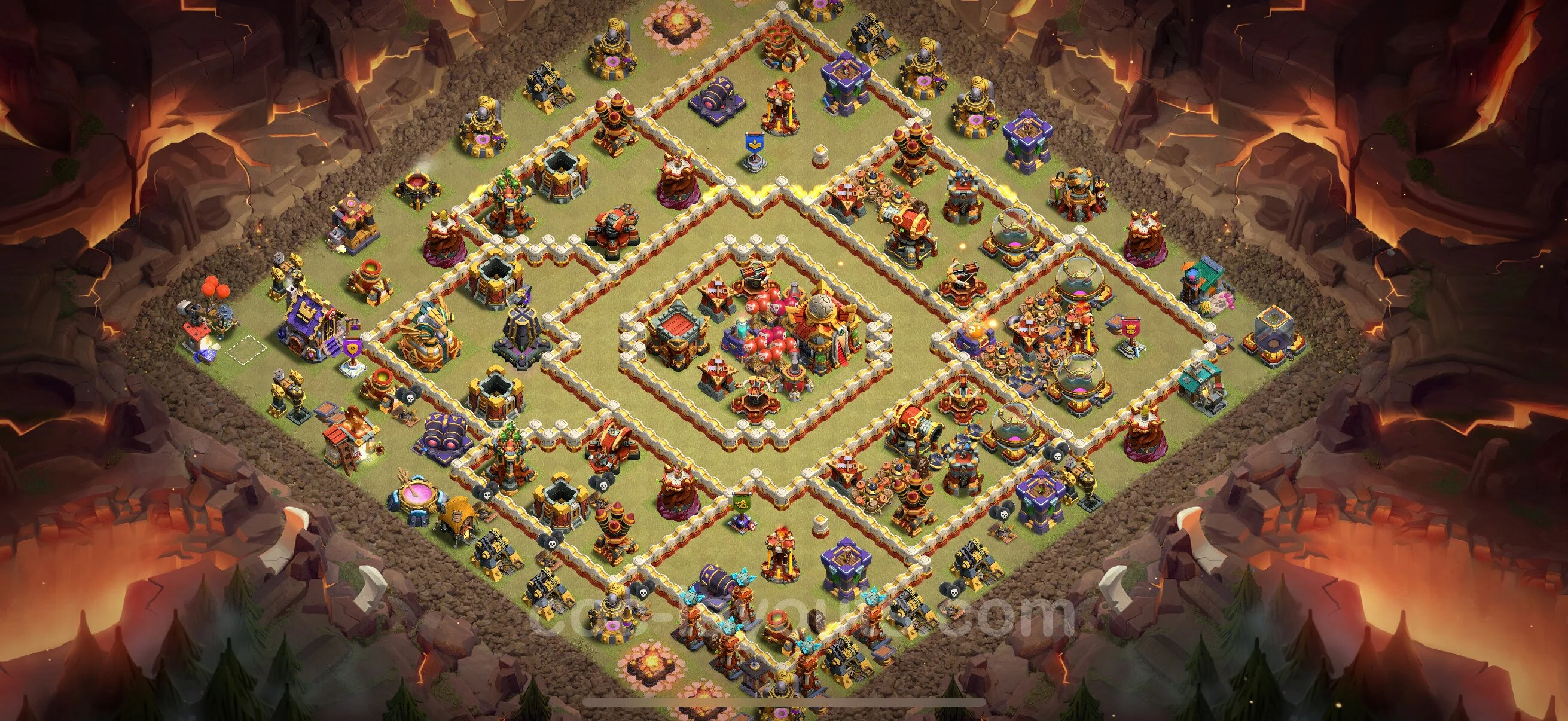Top War Base TH16 with Link, Anti 2 Stars - CWL Defence Plan 2026 - Clash of Clans - (#107) — Guerre BH16