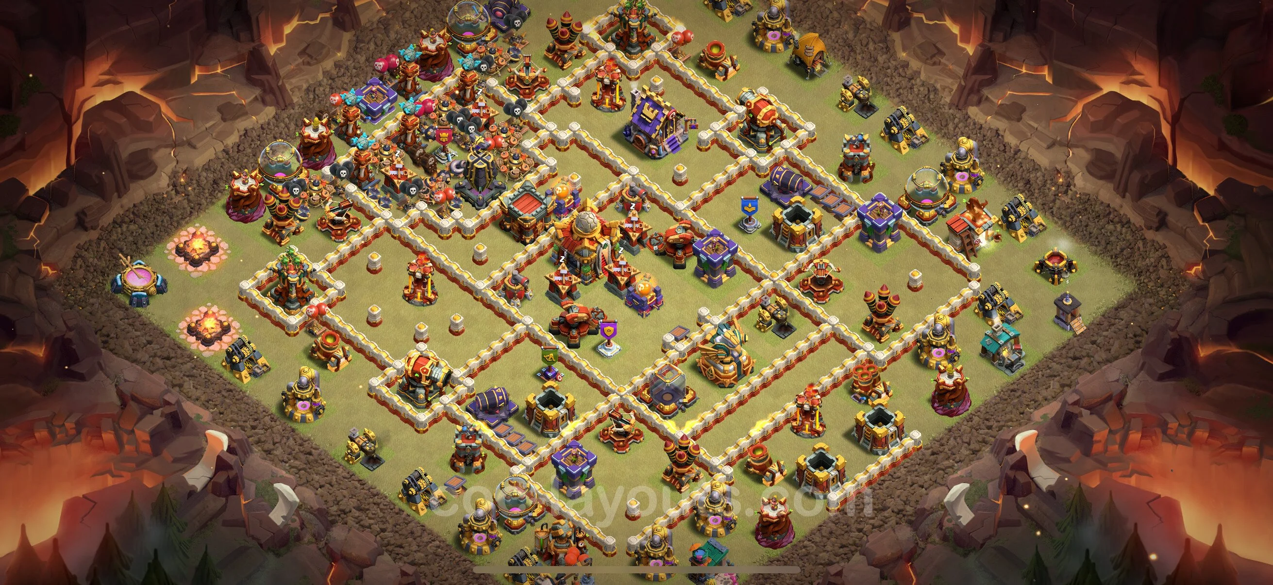 Top War Base TH16 with Link, Anti Everything - CWL Defence Plan 2026 - Clash of Clans - (#109) — Wojna BH16